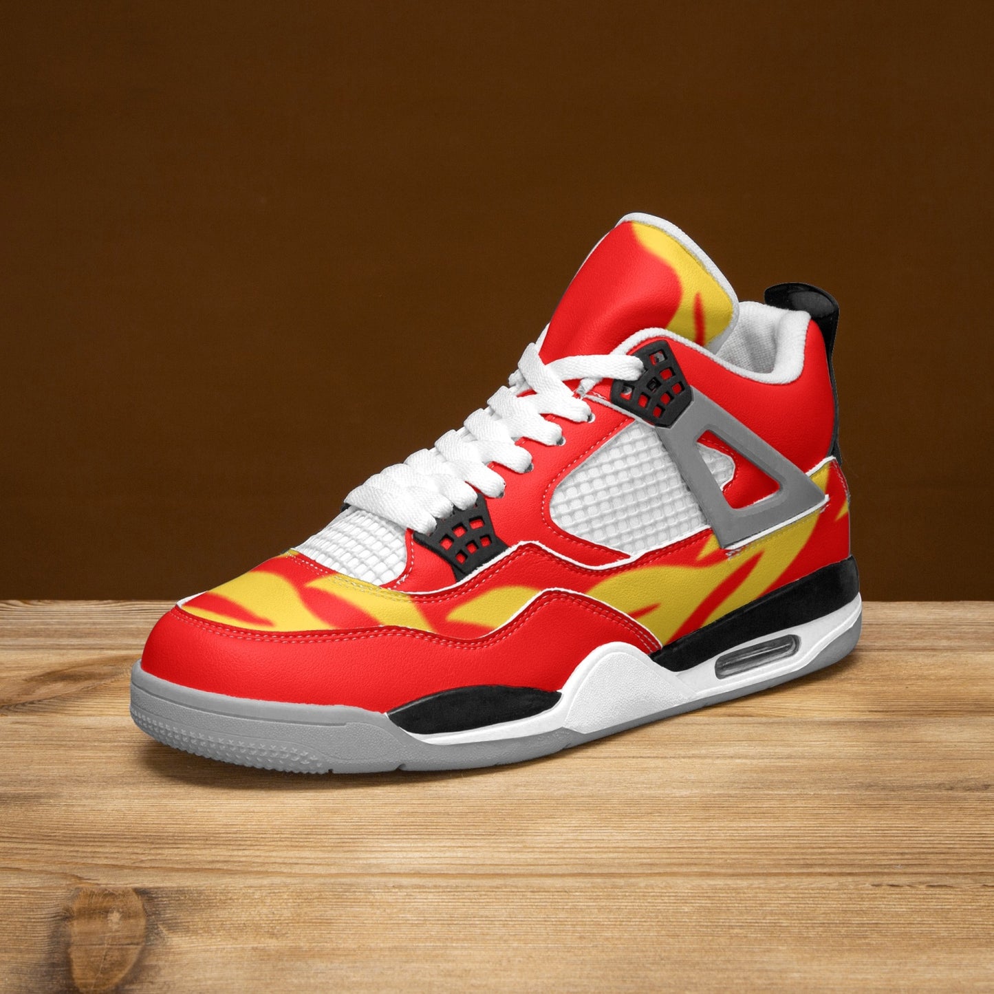 699. AJ4 Basketball Sneakers -Grey Sole
