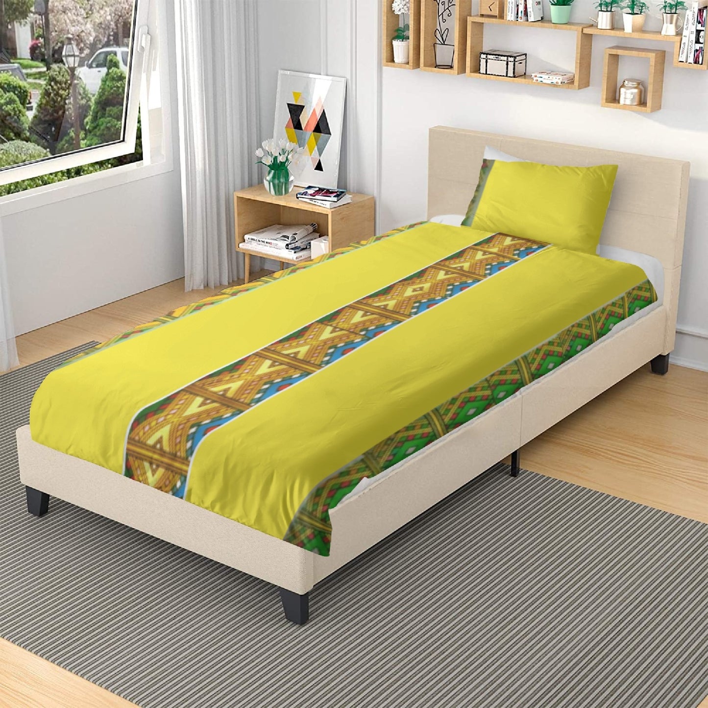 291. 3in1 Polyester Bedding Set