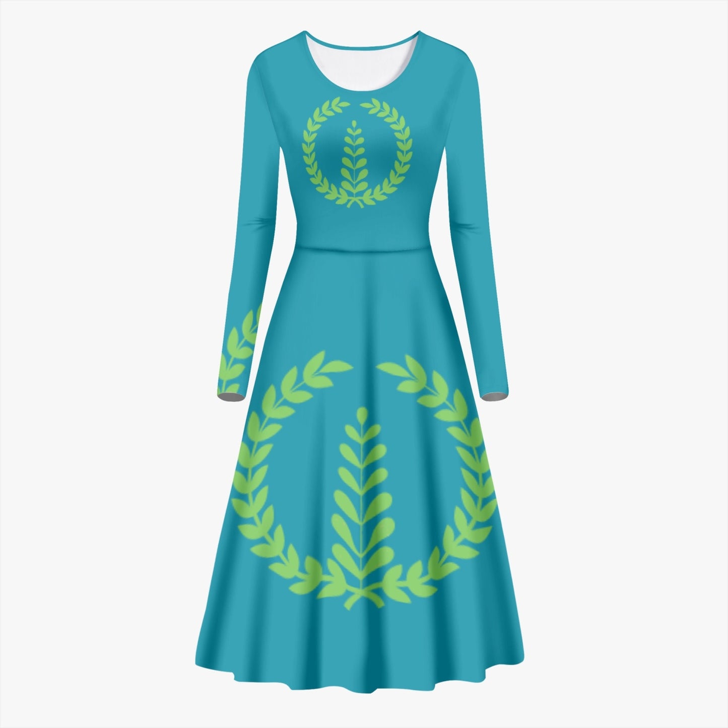289. Women's Long-Sleeve One-piece Dress