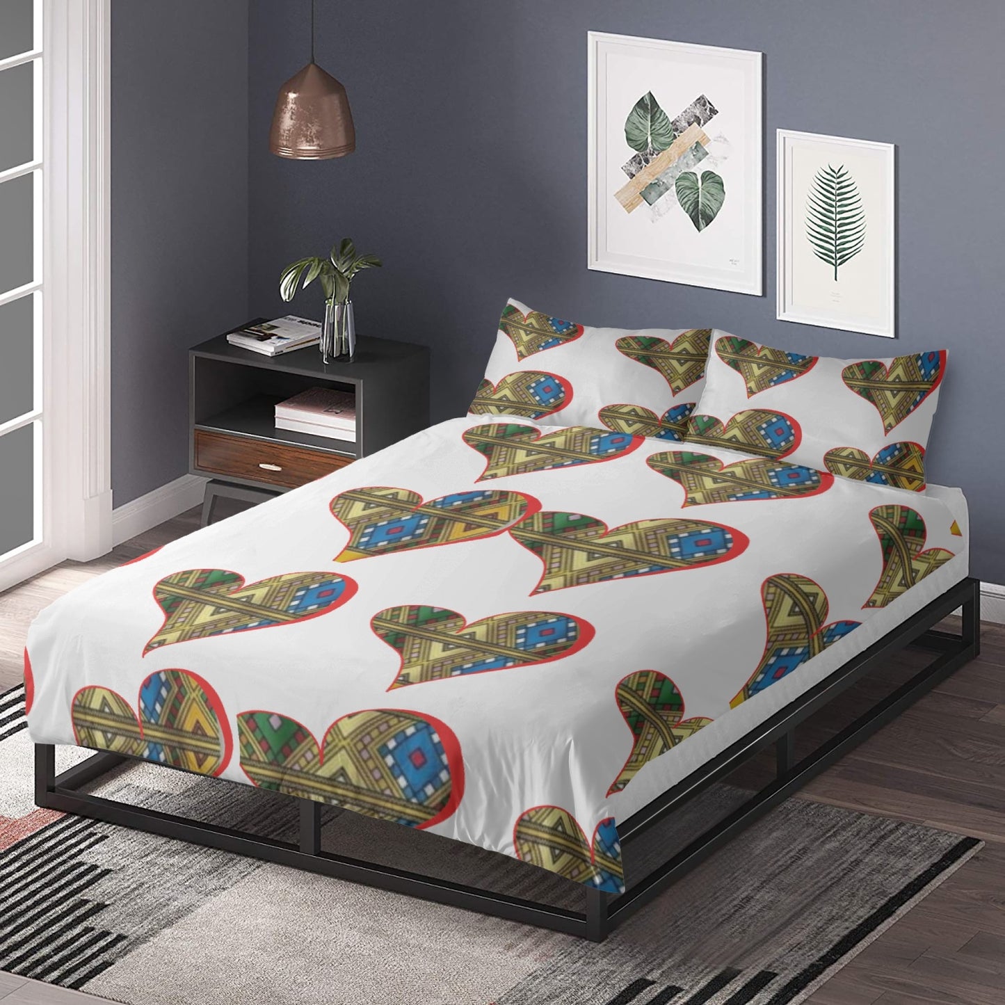 291. 3in1 Polyester Bedding Set