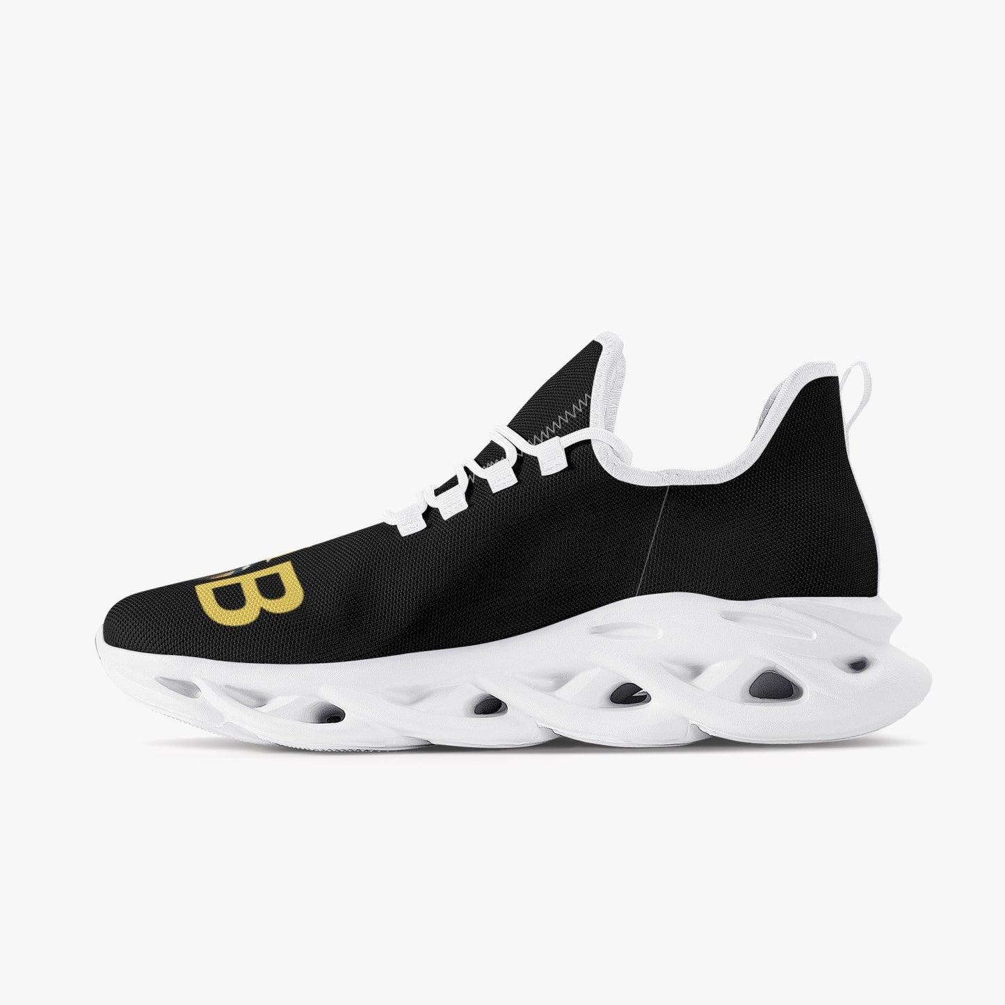 311. Bounce Mesh Knit Sneakers - White