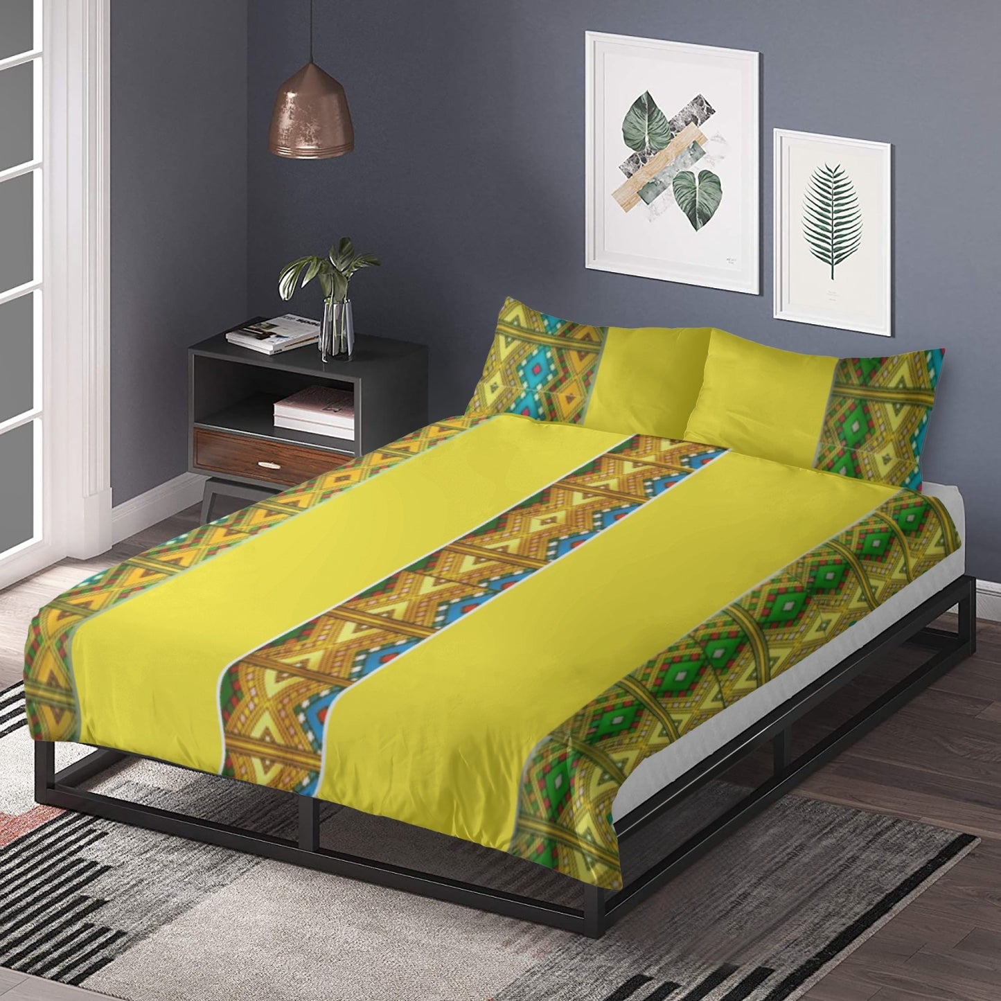 291. 3in1 Polyester Bedding Set