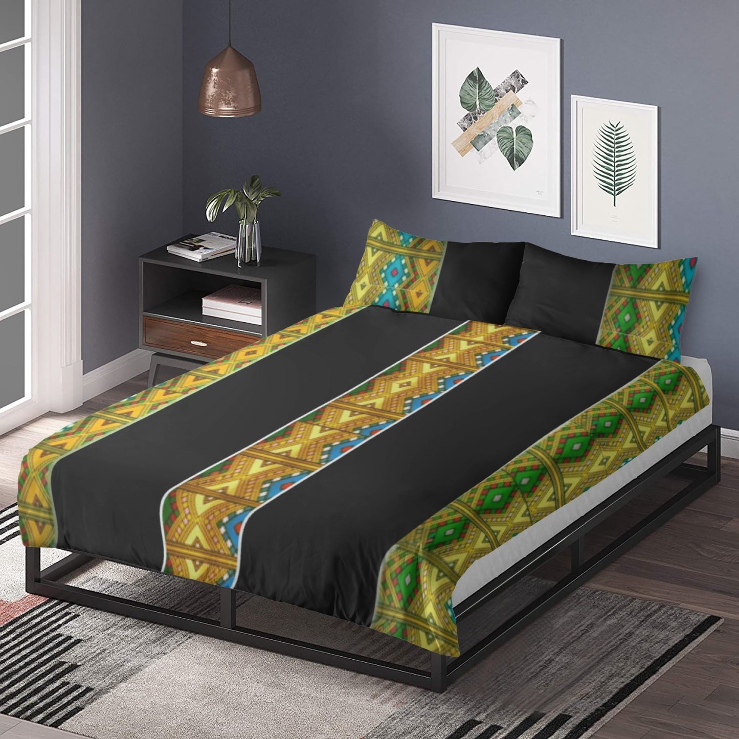 291. 3in1 Polyester Bedding Set