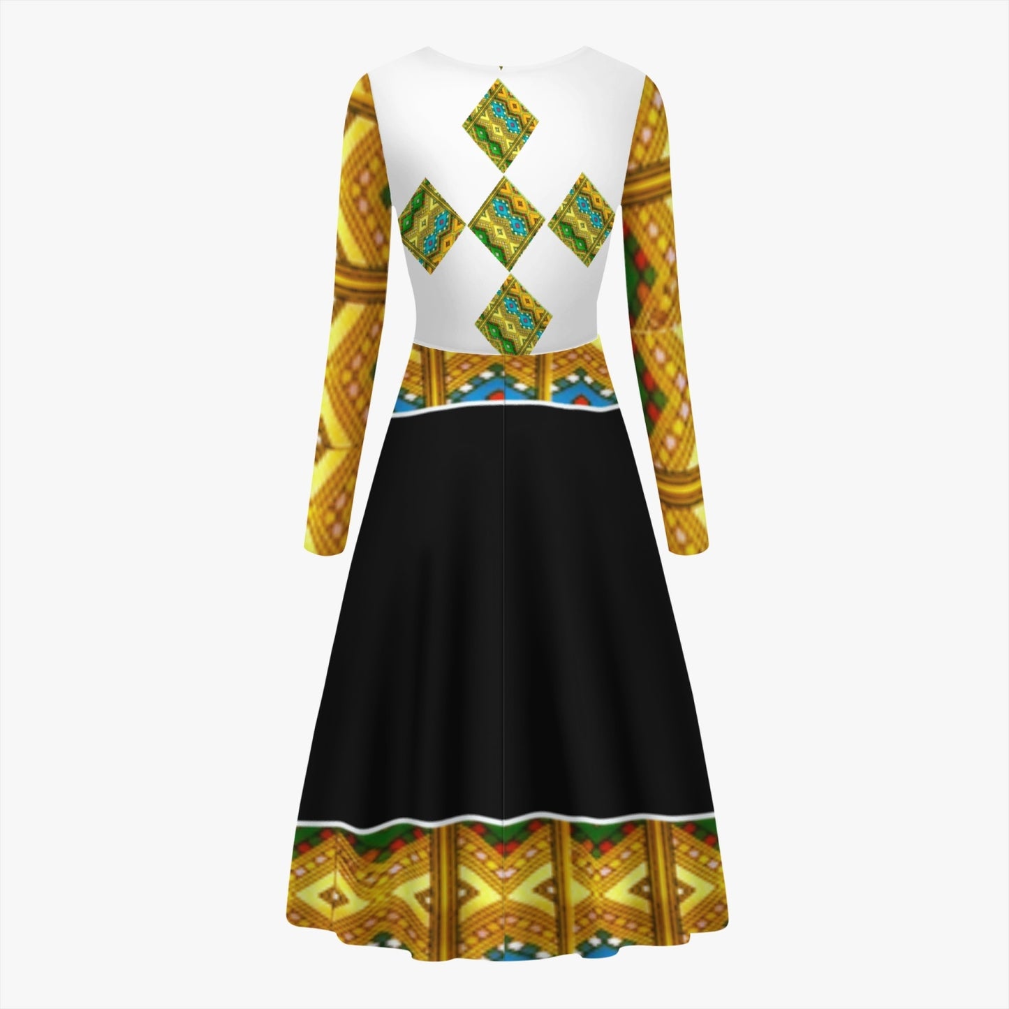 289. Women's Long-Sleeve One-piece Dress