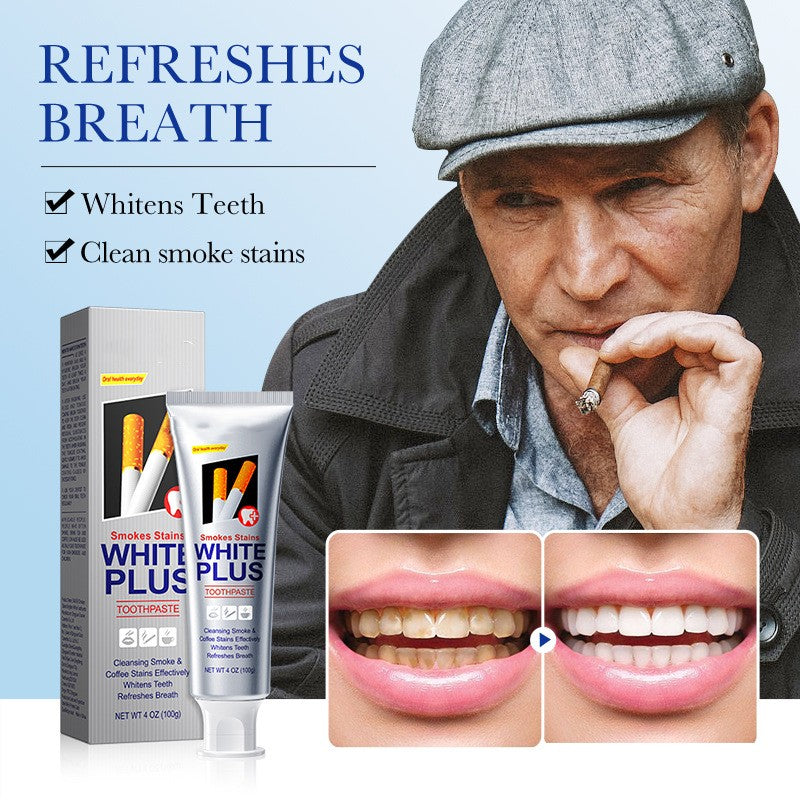 Removing Smoke Spot Whitening Toothpaste
