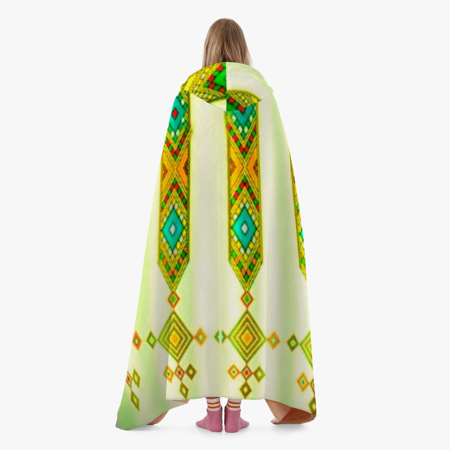 320. Casual Dual-Sided Stitched Hoodie Blanket