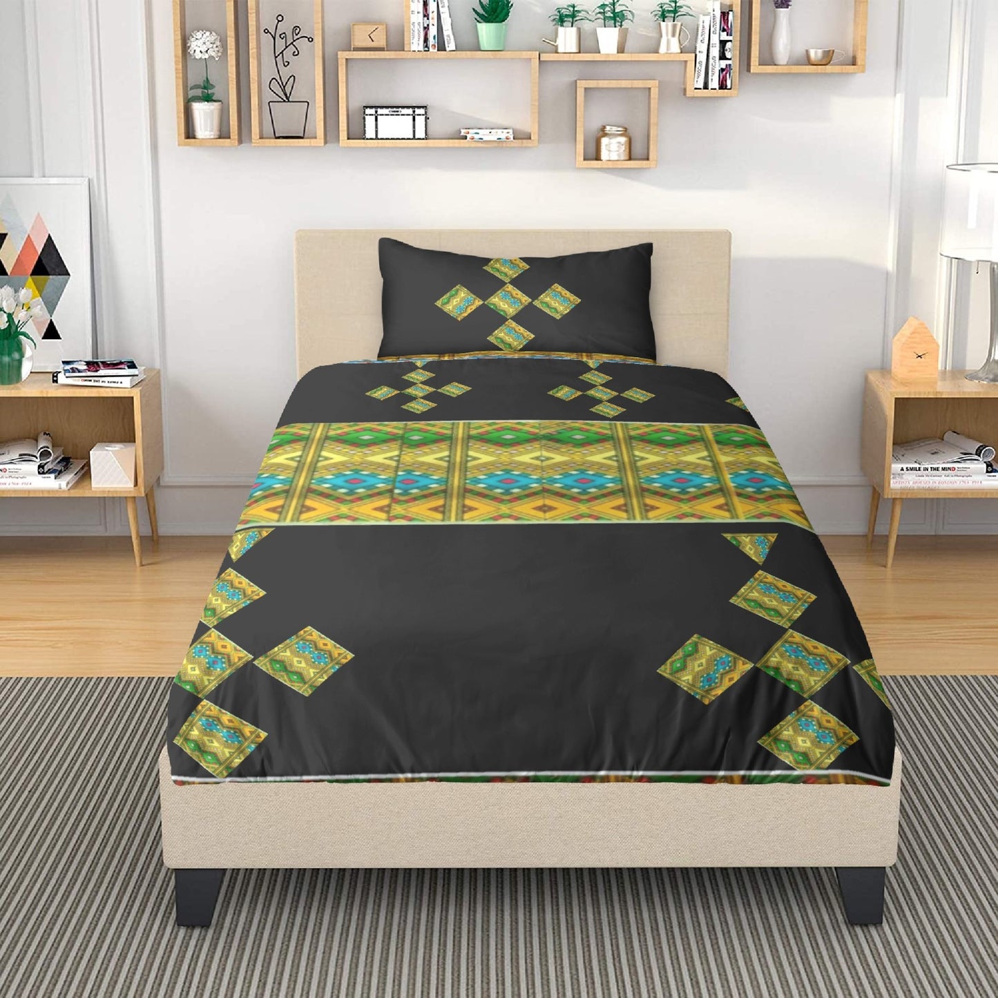 291. 3in1 Polyester Bedding Set