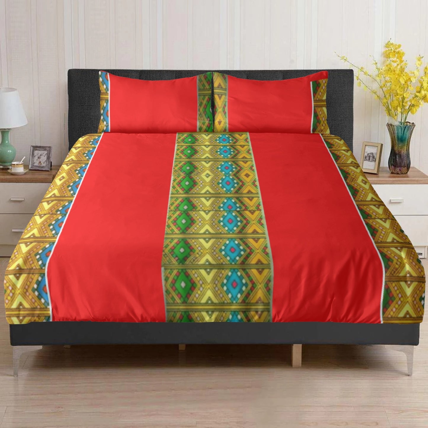 291. 3in1 Polyester Bedding Set