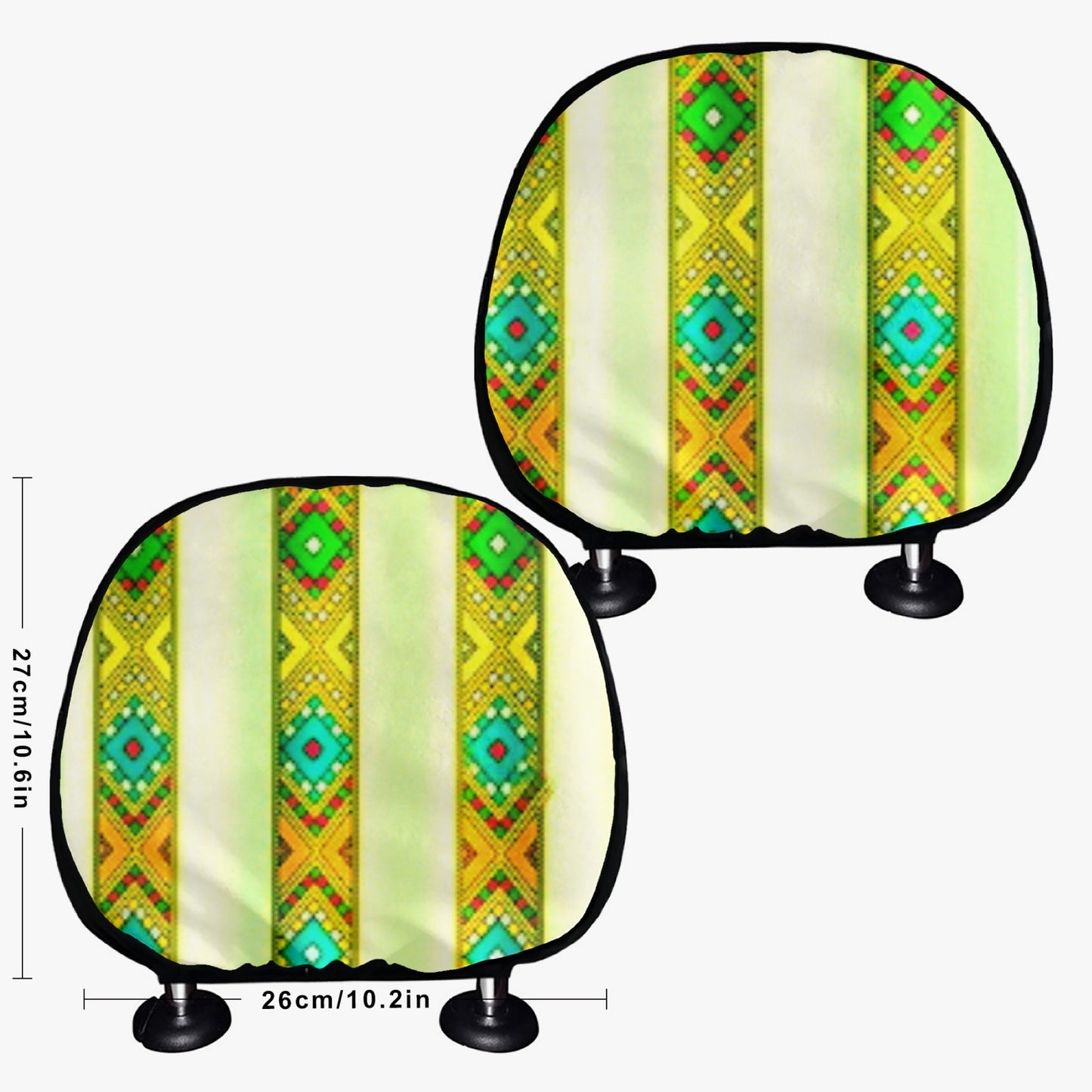 692. Car Headrest Covers - 2Pcs