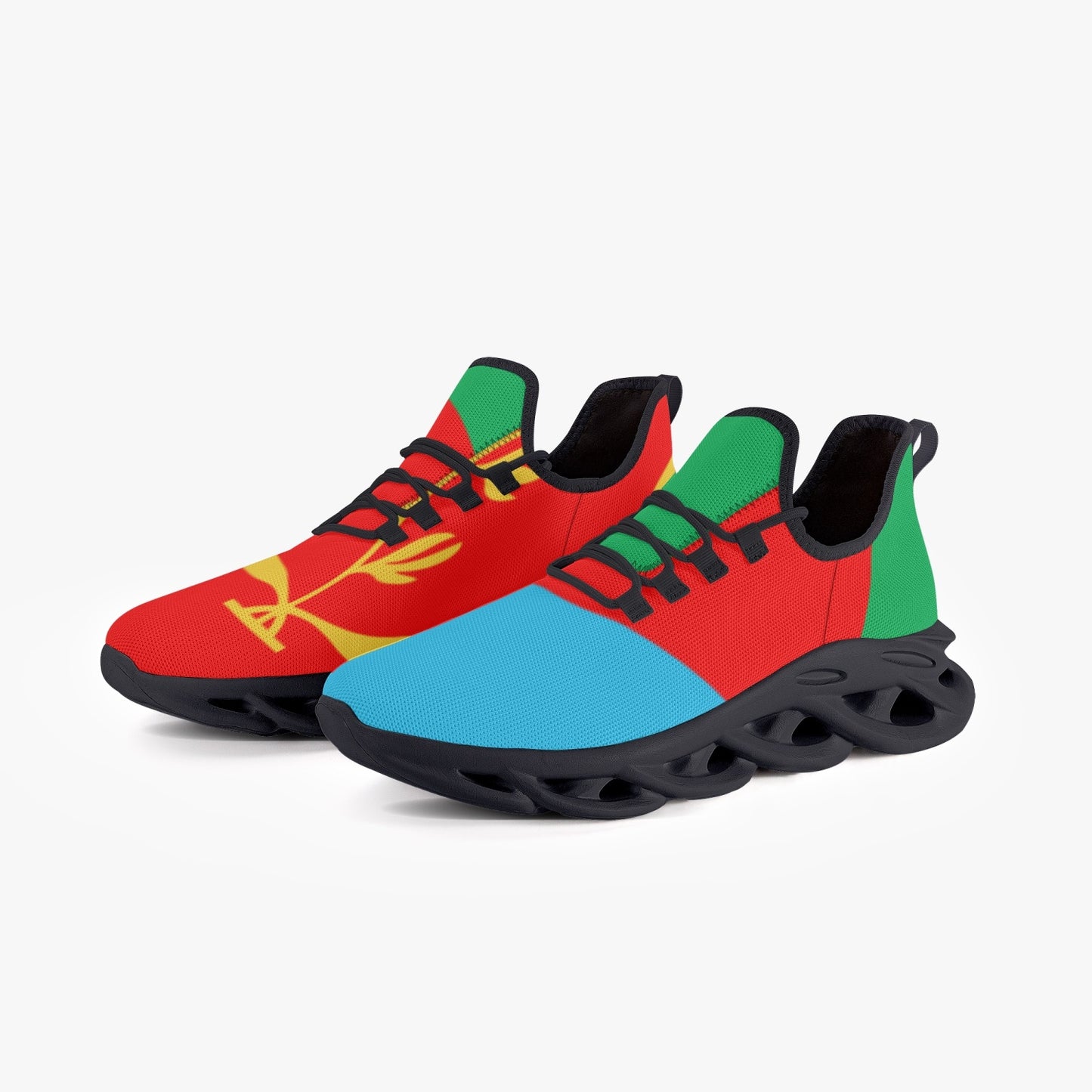 312. Bounce Mesh Knit Sneakers - Black