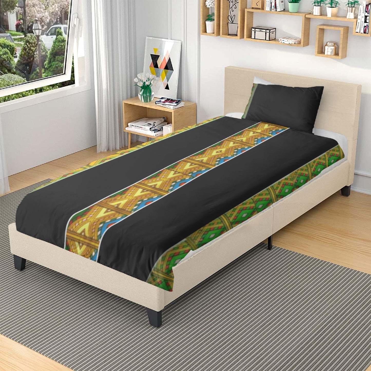 291. 3in1 Polyester Bedding Set