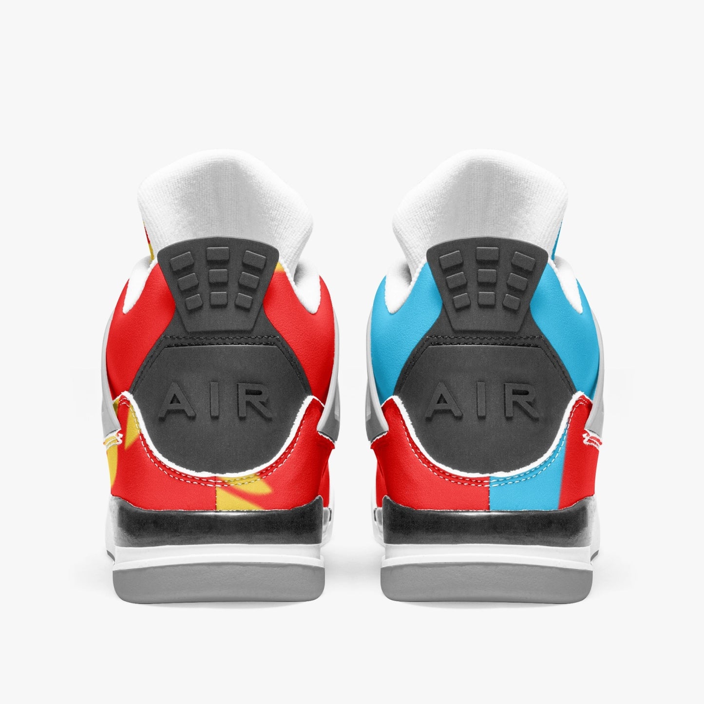 699. AJ4 Basketball Sneakers -Grey Sole