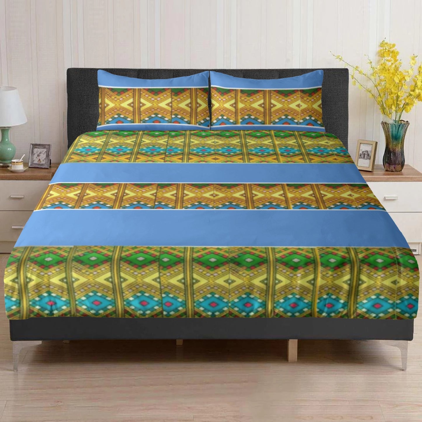 291. 3in1 Polyester Bedding Set