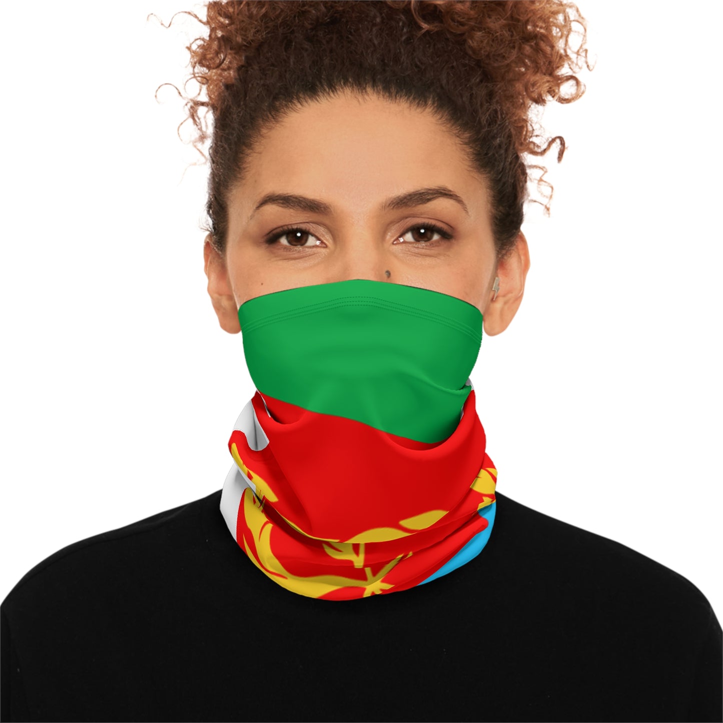 Winter Neck Gaiter With Drawstring
