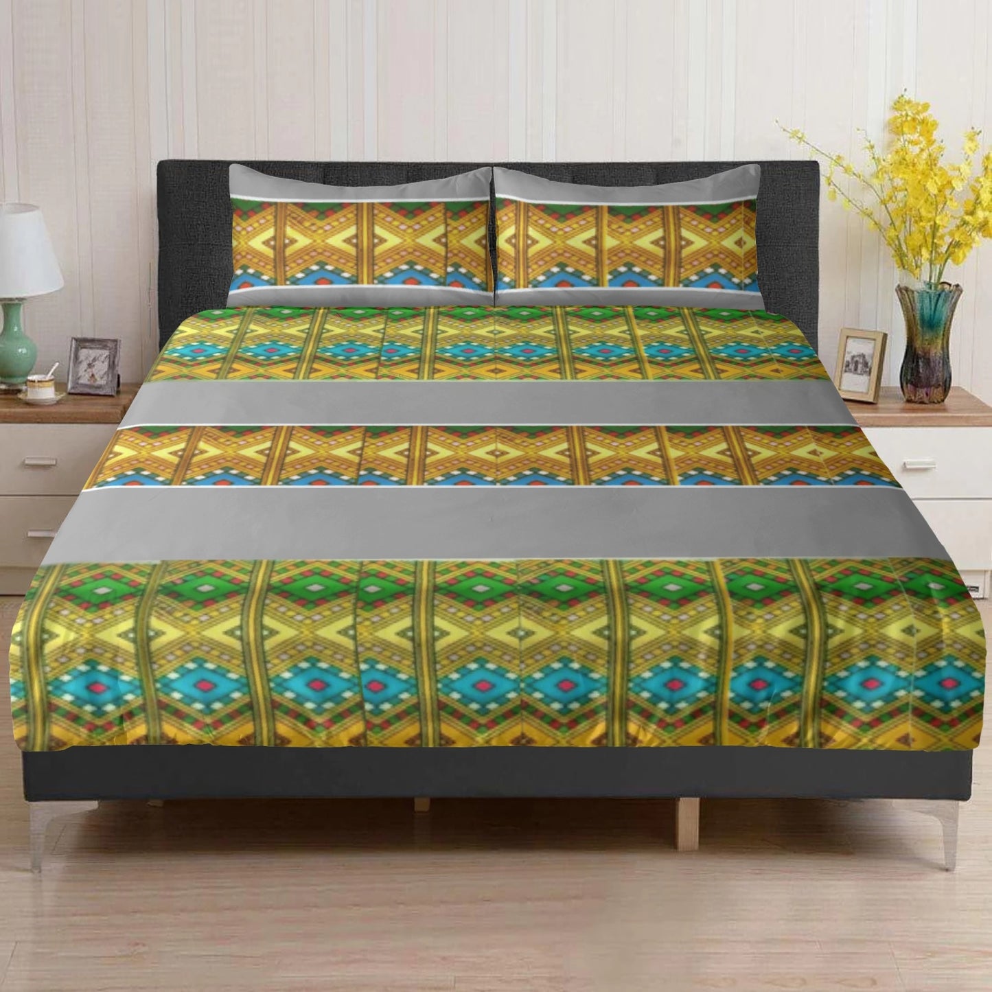 291. 3in1 Polyester Bedding Set
