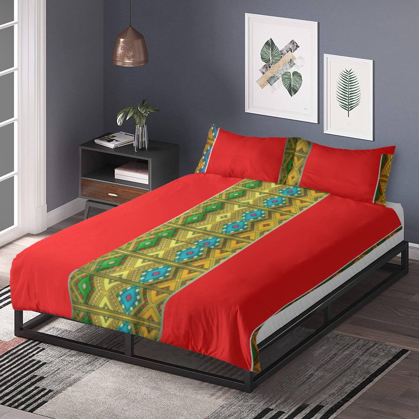 291. 3in1 Polyester Bedding Set