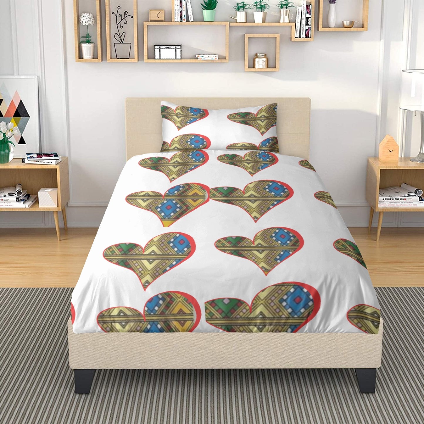 291. 3in1 Polyester Bedding Set