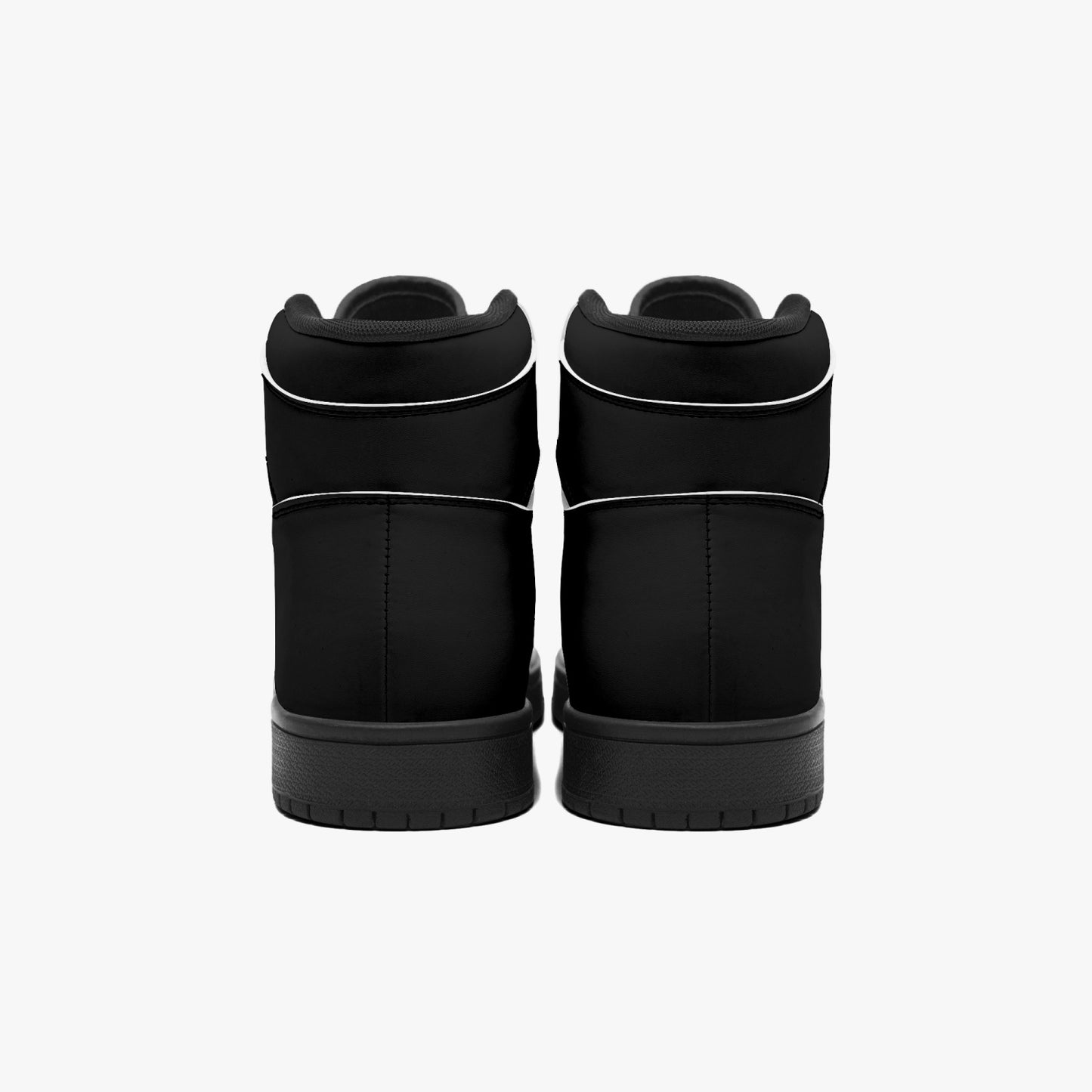 811. Black-sole AJ High Top Sneakers