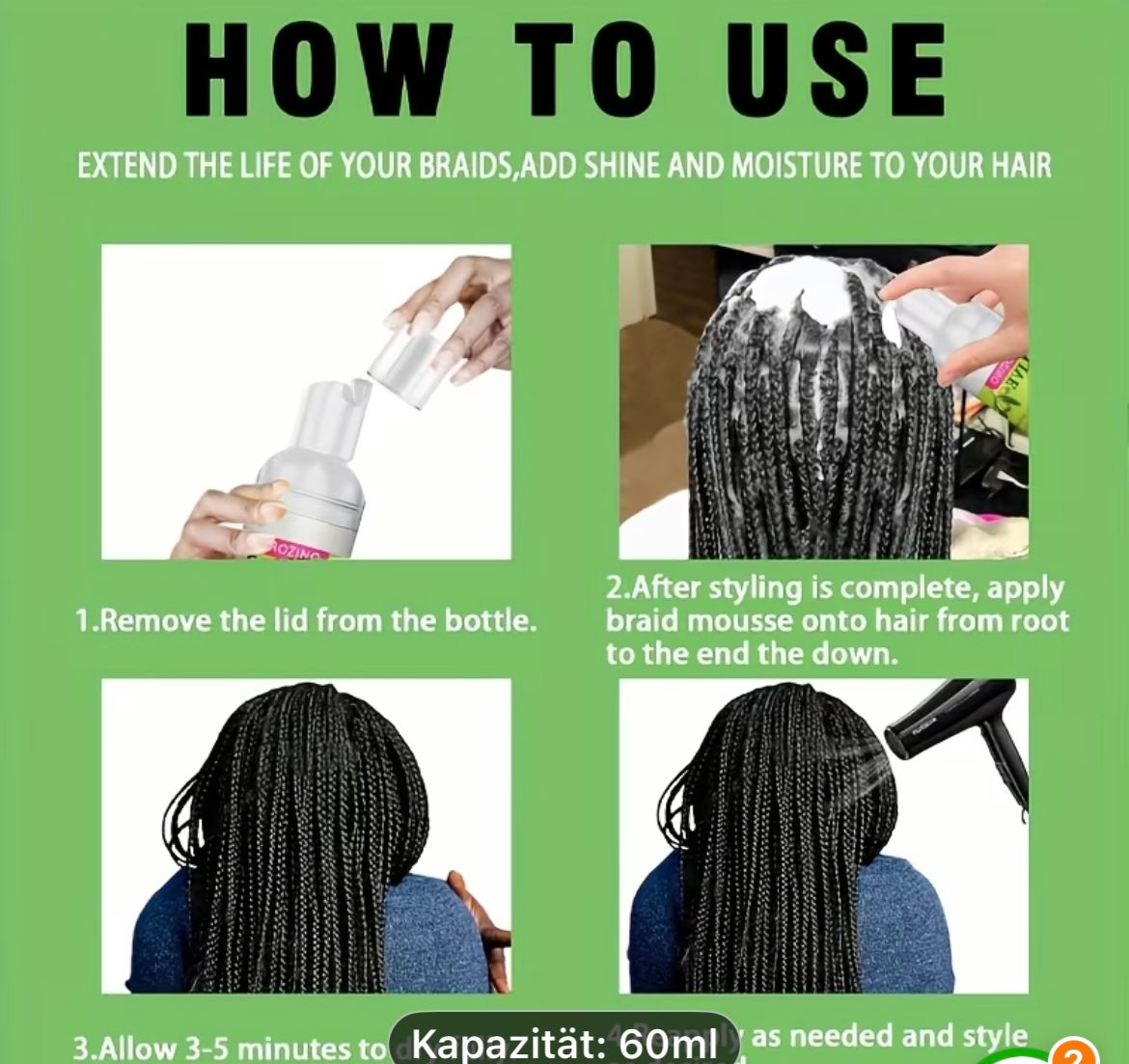 öl loken haare zu machen
