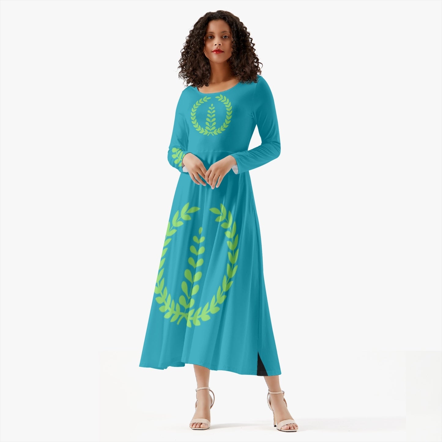 289. Women's Long-Sleeve One-piece Dress