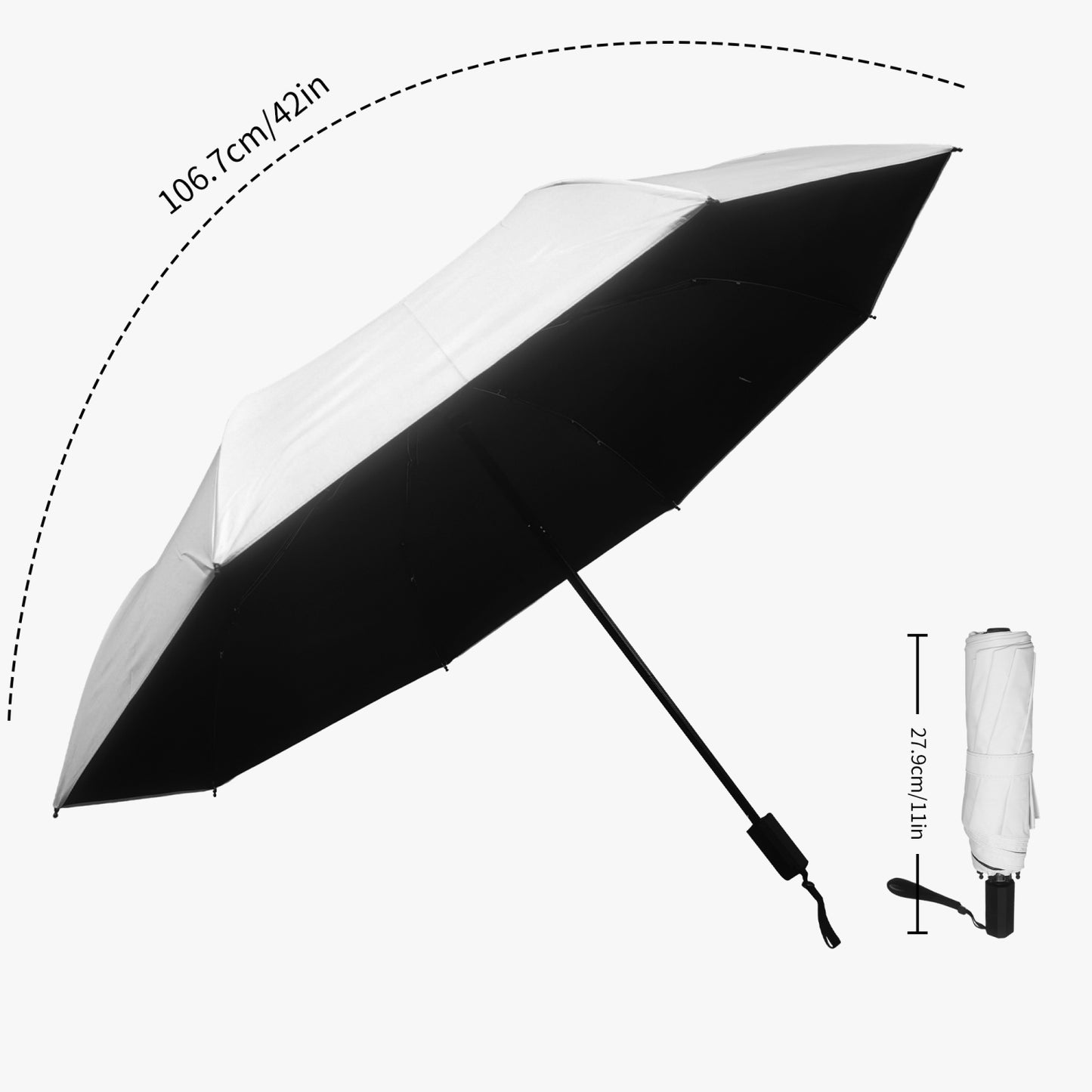 774. Manual UV Protection Umbrella