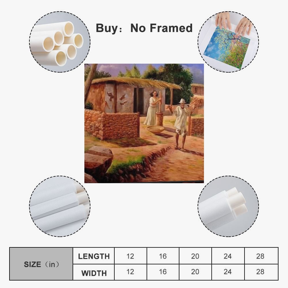 781. Square Unframed Canvas Prints