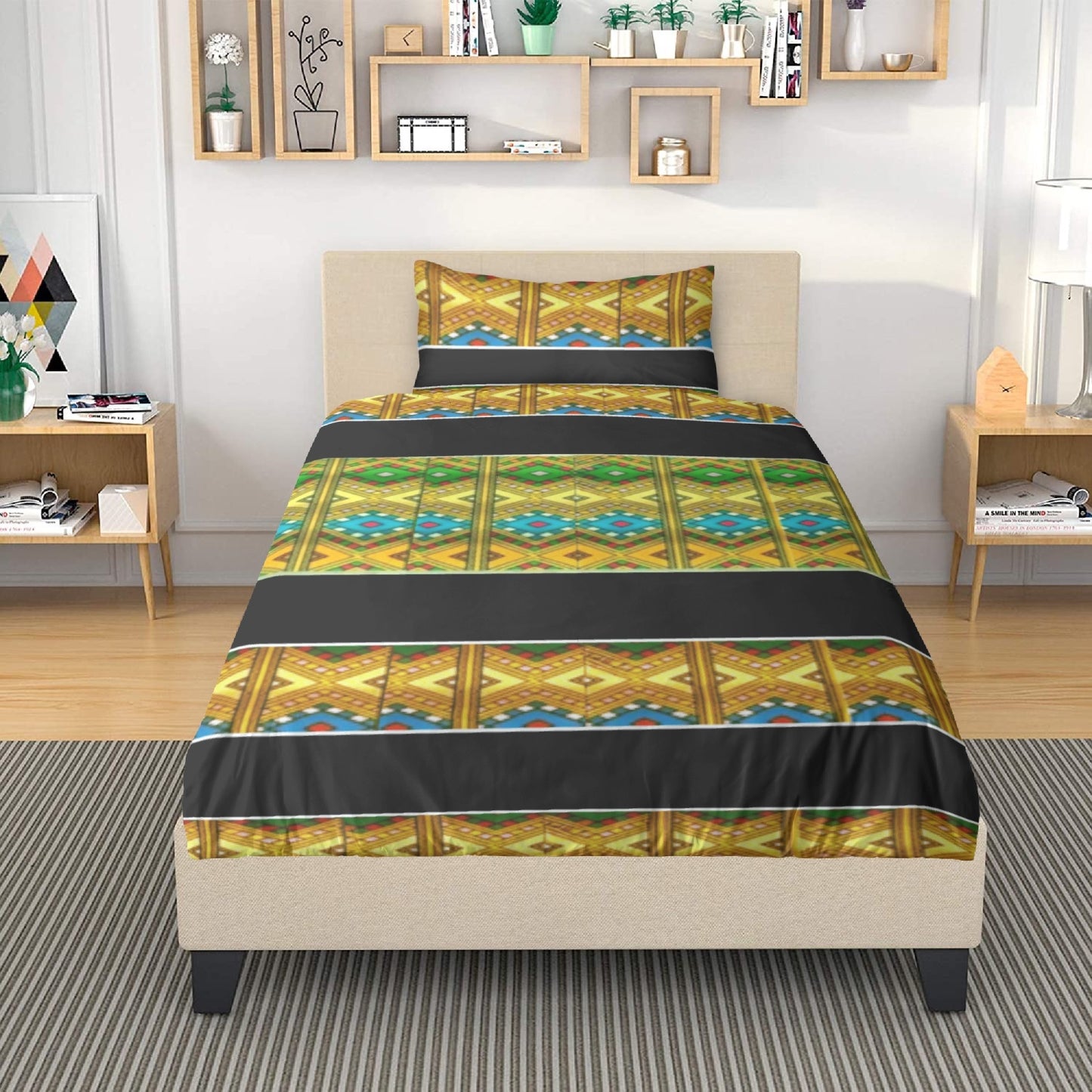 291. 3in1 Polyester Bedding Set