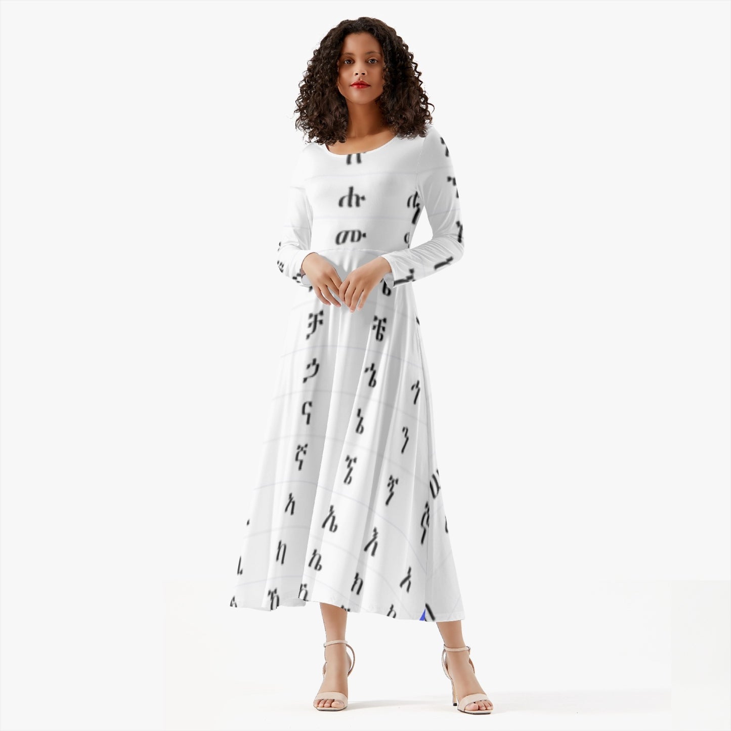 289. Women's Long-Sleeve One-piece Dress