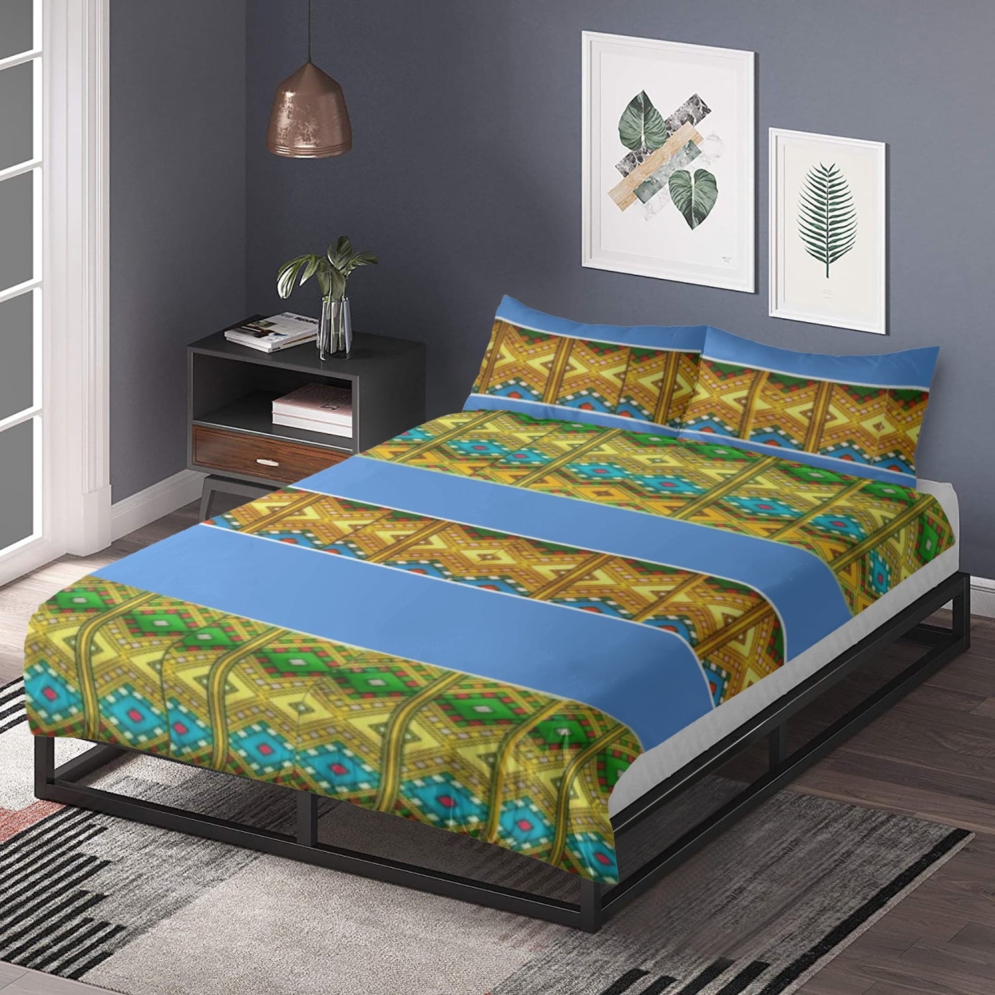 291. 3in1 Polyester Bedding Set