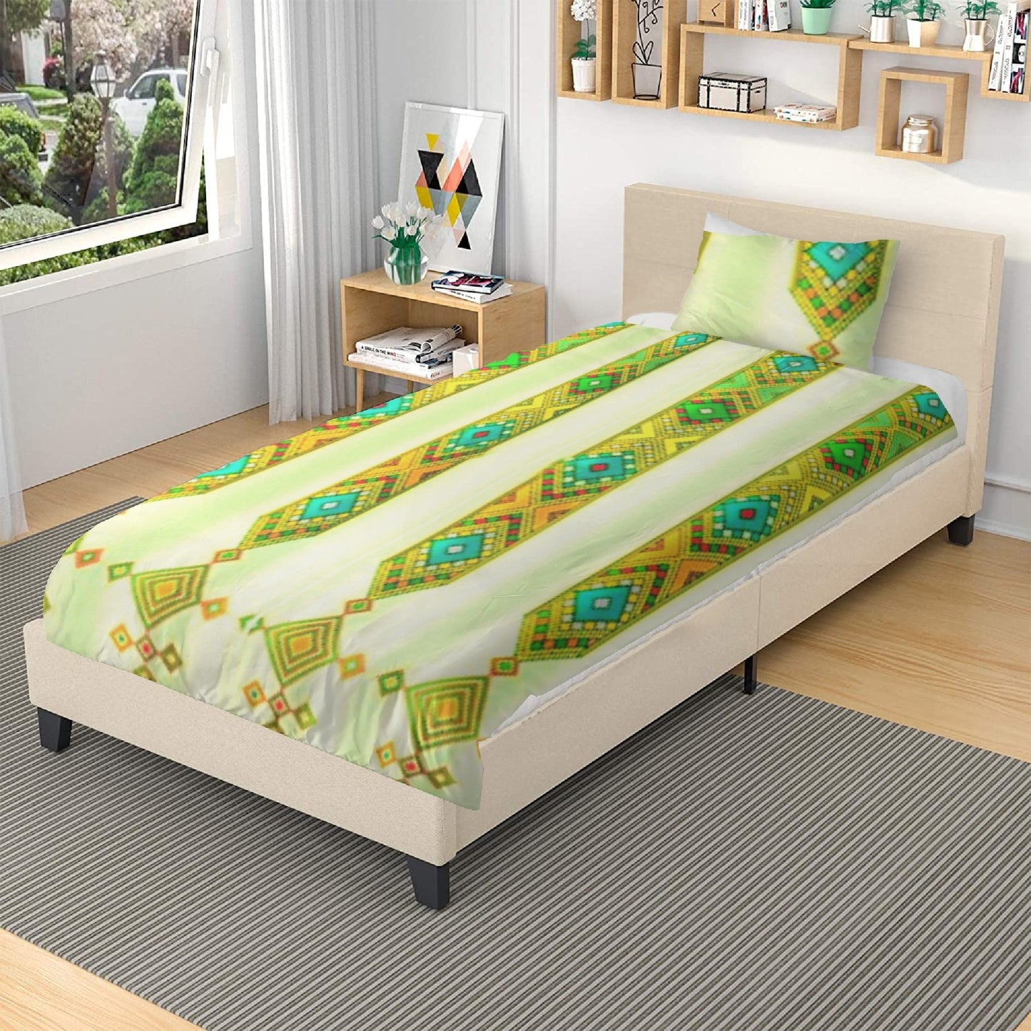 291. 3in1 Polyester Bedding Set