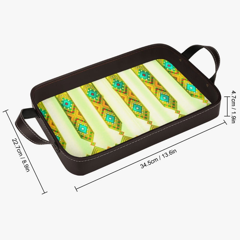 833. PU Leather Tray