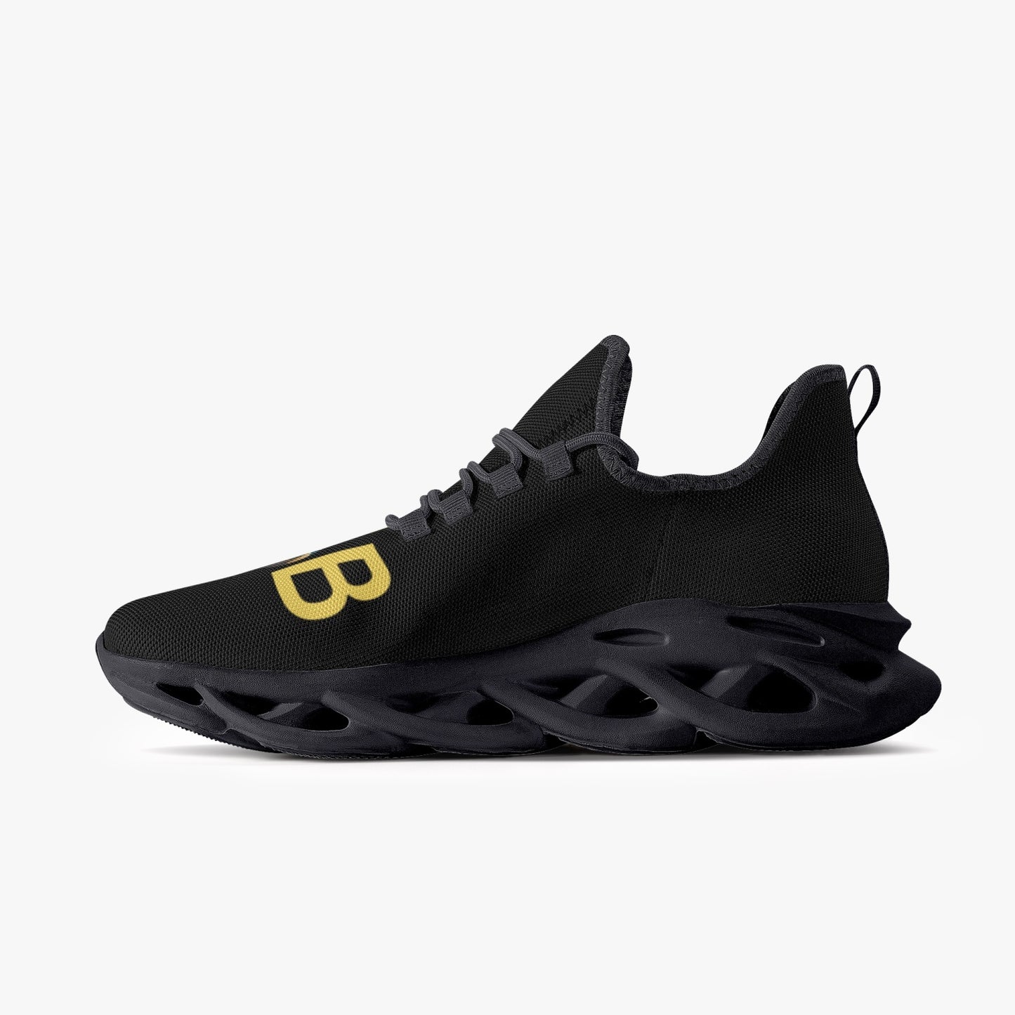 312. Bounce Mesh Knit Sneakers - Black