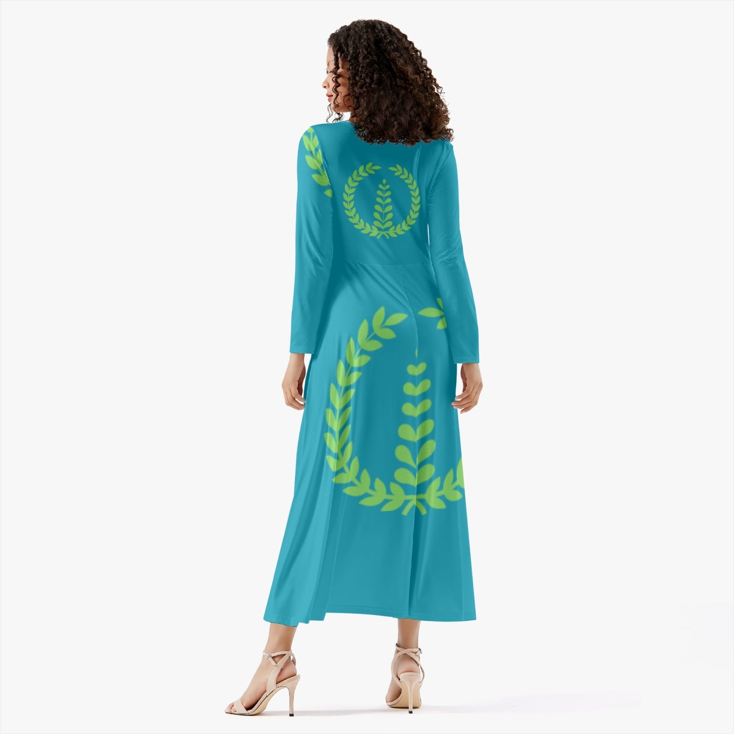 289. Women's Long-Sleeve One-piece Dress