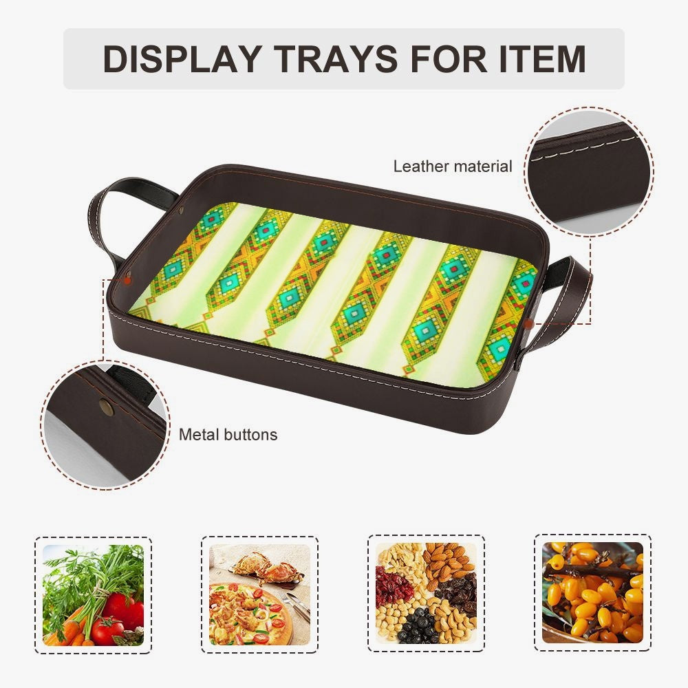 833. PU Leather Tray