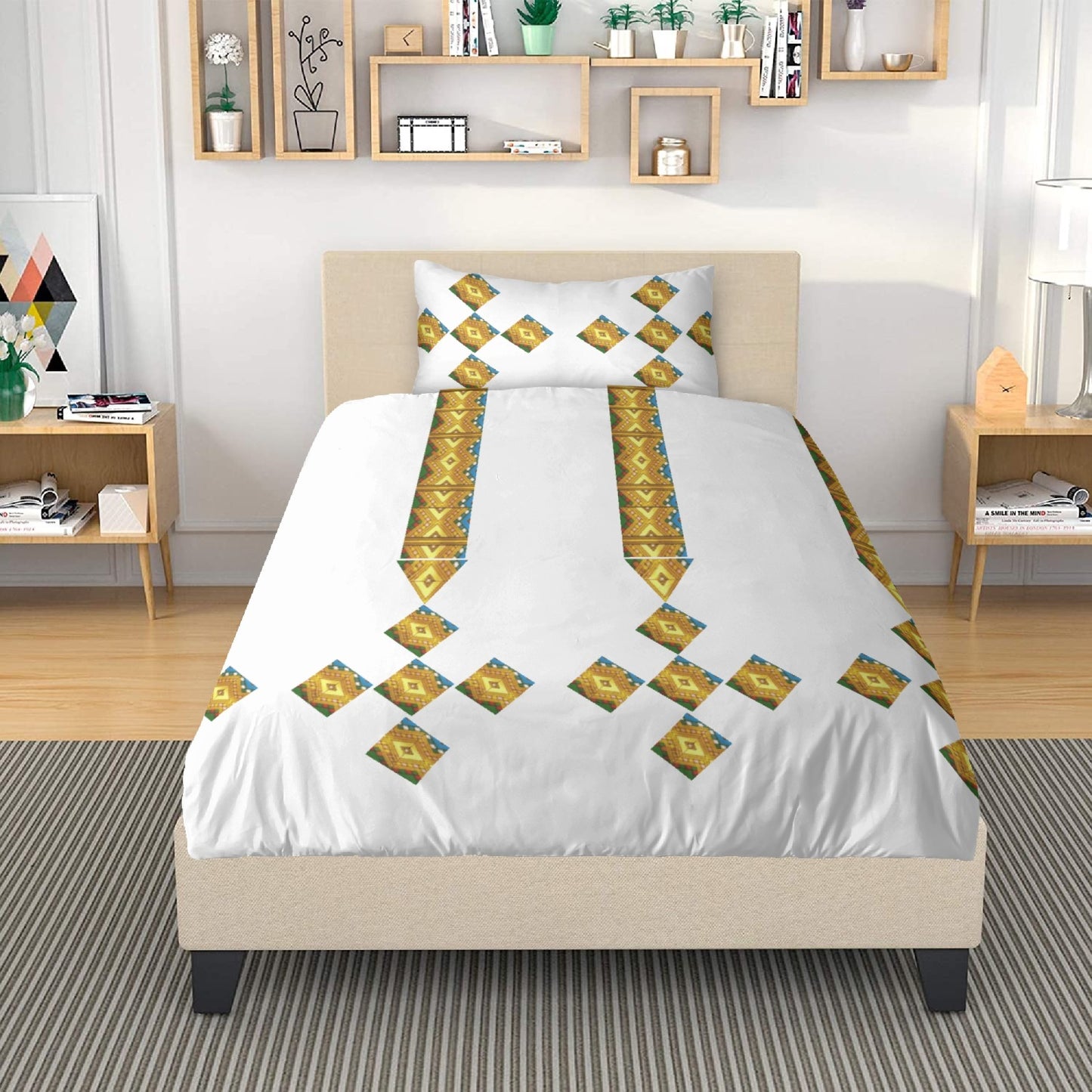 291. 3in1 Polyester Bedding Set