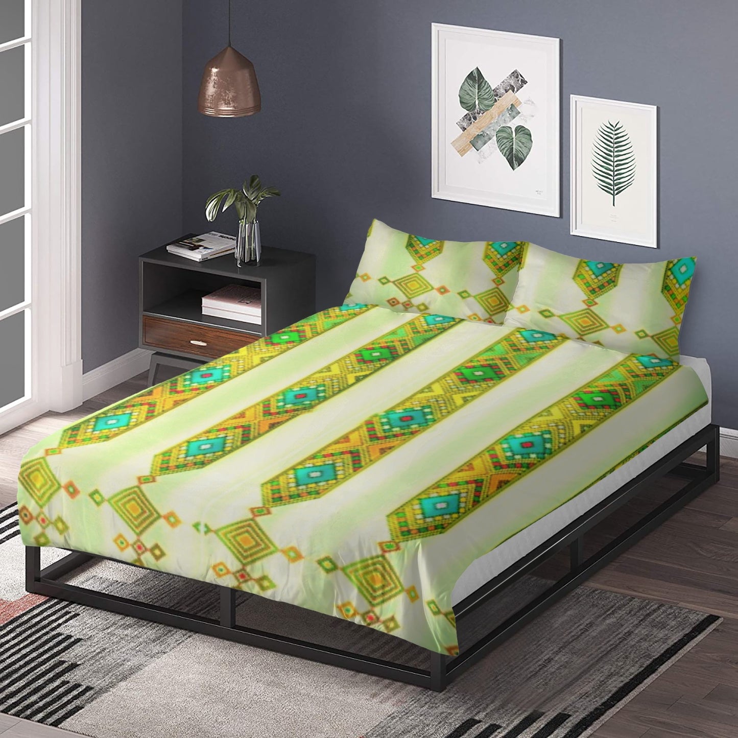 291. 3in1 Polyester Bedding Set