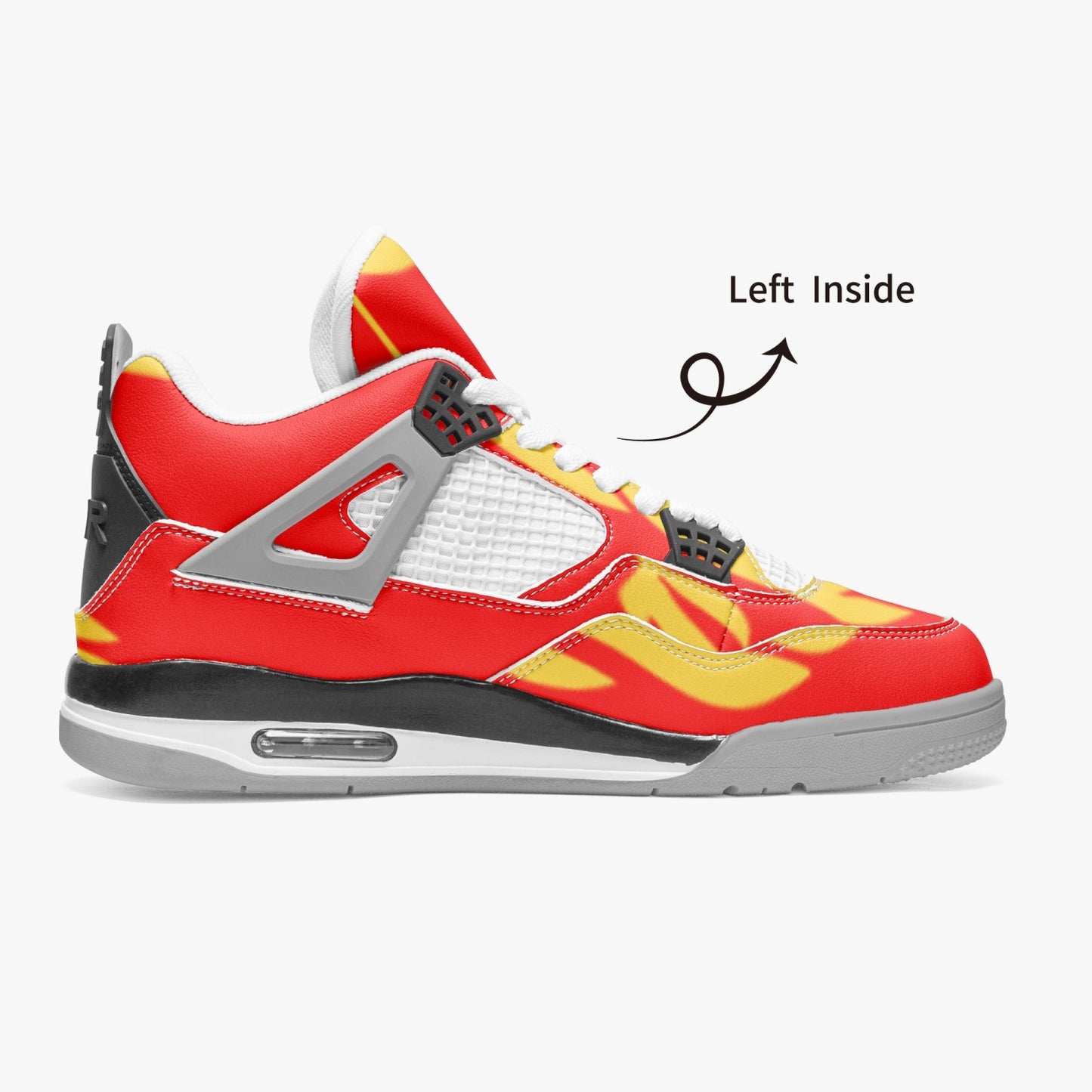 699. AJ4 Basketball Sneakers -Grey Sole