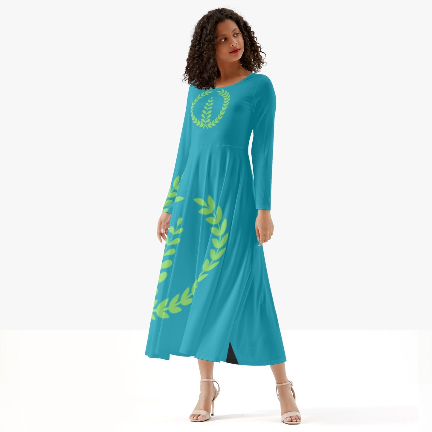 289. Women's Long-Sleeve One-piece Dress