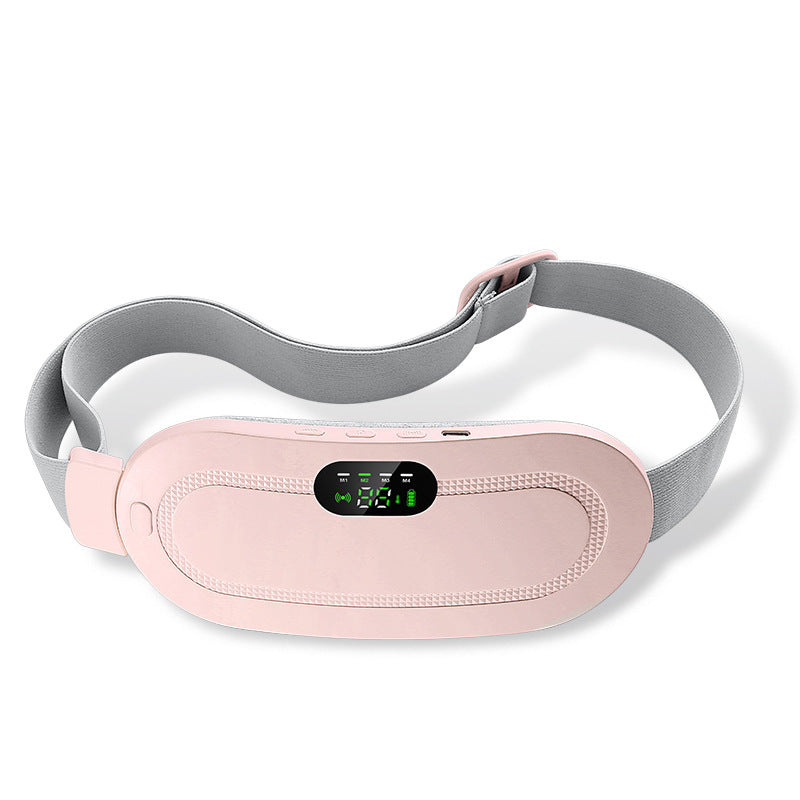 Rechargeable belt to warm the uteru shot compress dysmenorrhea fever warm uterus waist protection treasure vibration massage aunt artifact warm baby gift