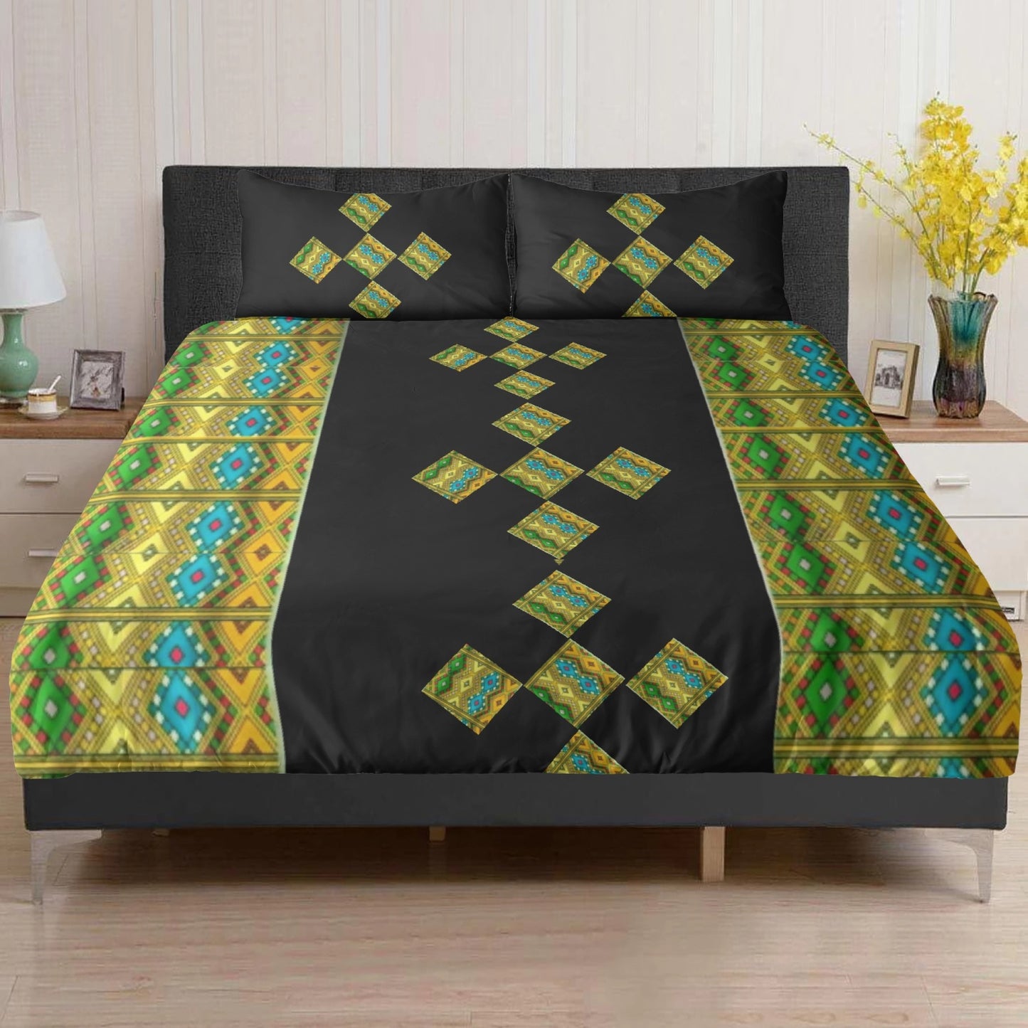 291. 3in1 Polyester Bedding Set