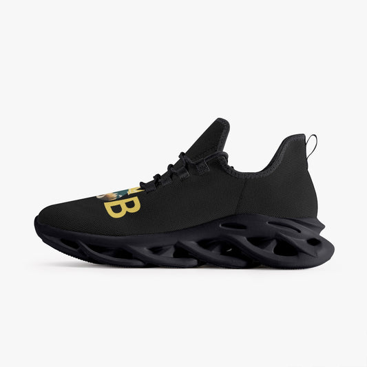 312. Bounce Mesh Knit Sneakers - Black