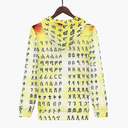 222. Men's AOP Full Zip Up Hoodie