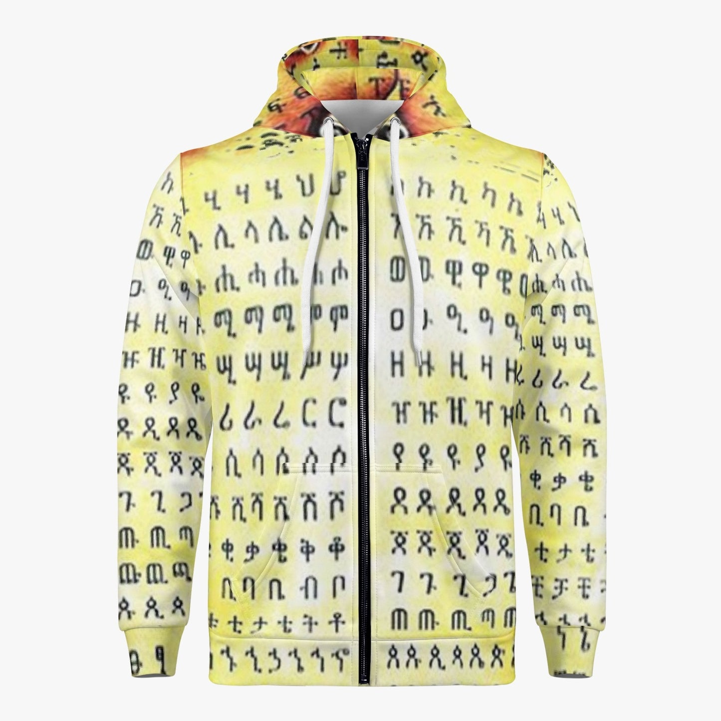 222. Men's AOP Full Zip Up Hoodie