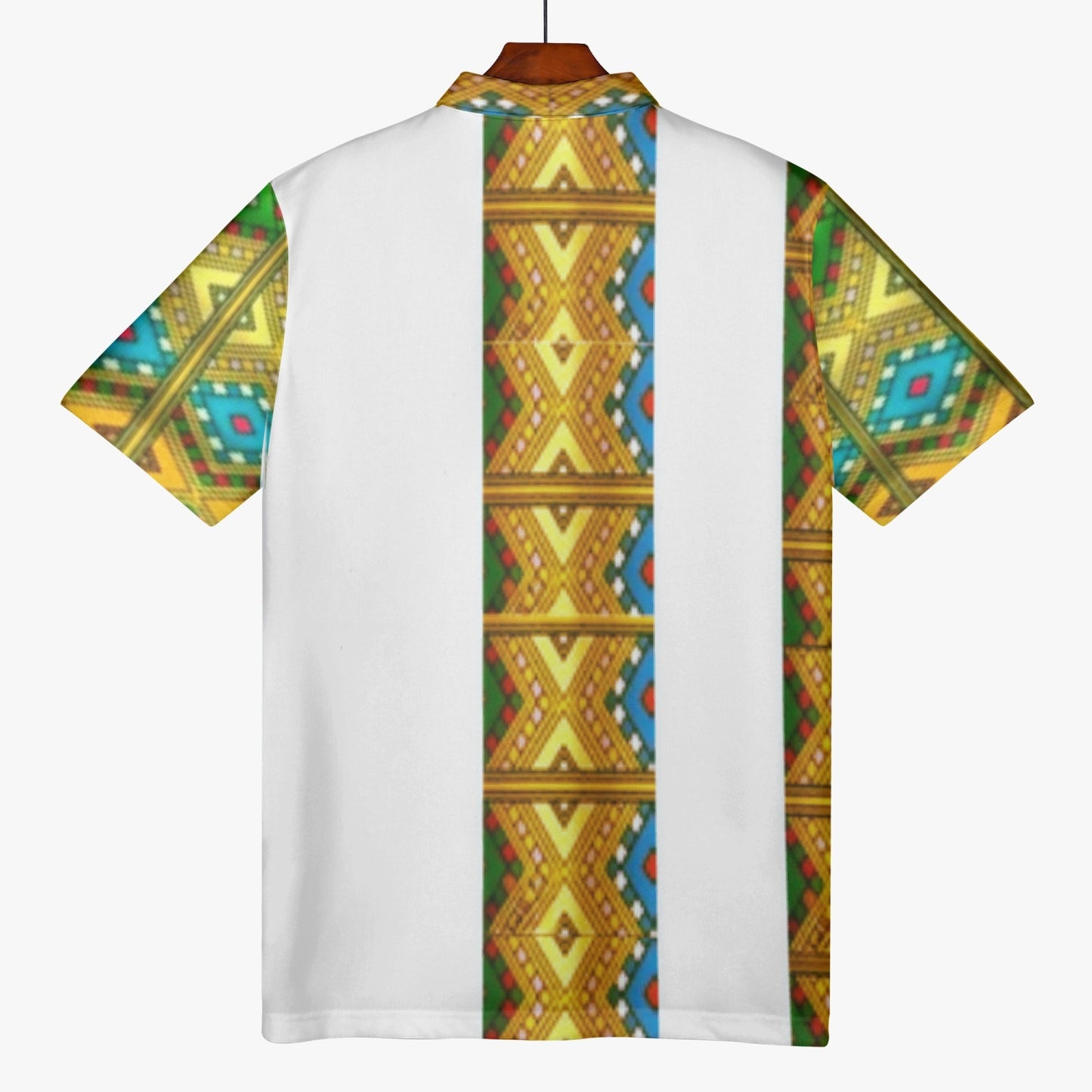 225. Handmade AOP Men Polo Shirt