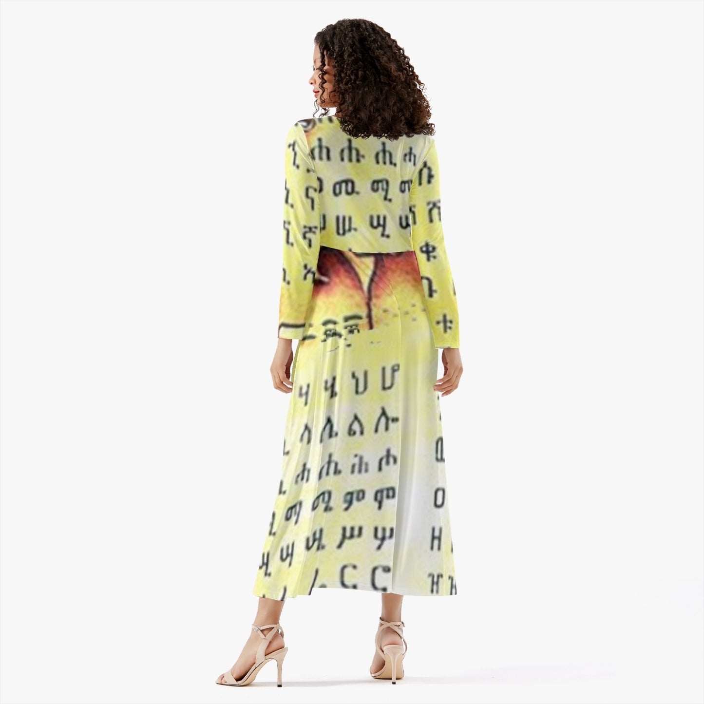 289. Women's Long-Sleeve One-piece Dress