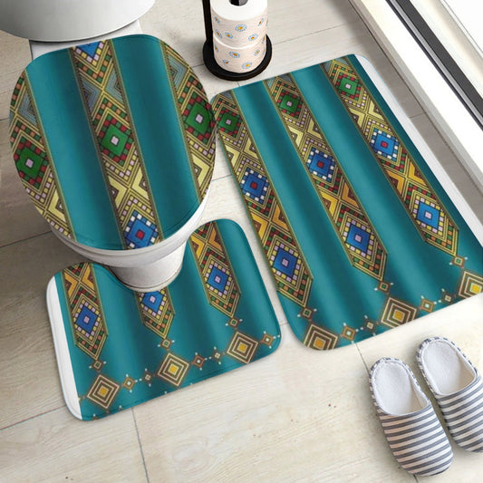 778. 3 Pcs Toilet Rug Set