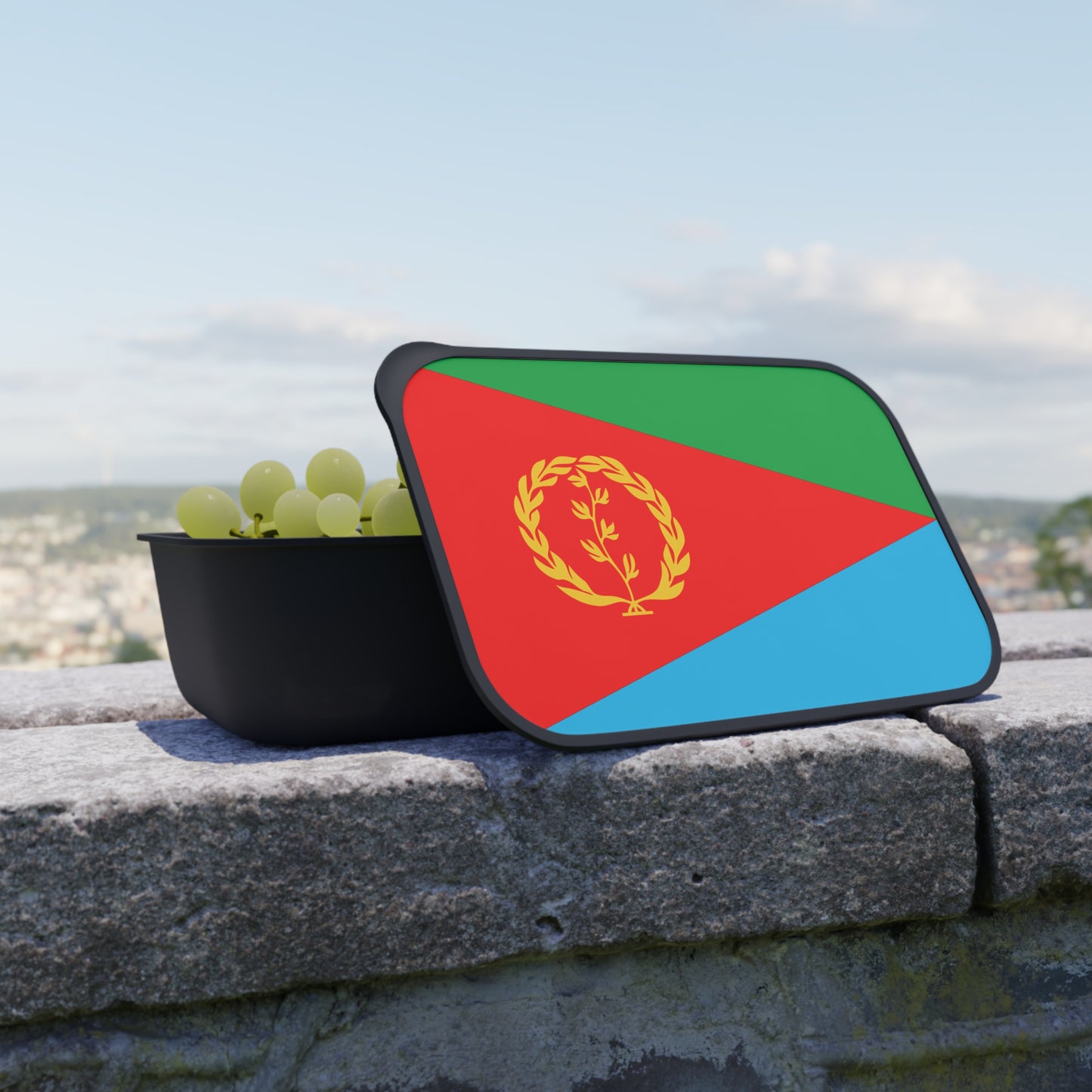 PLA Bento Box with Band and Utensils