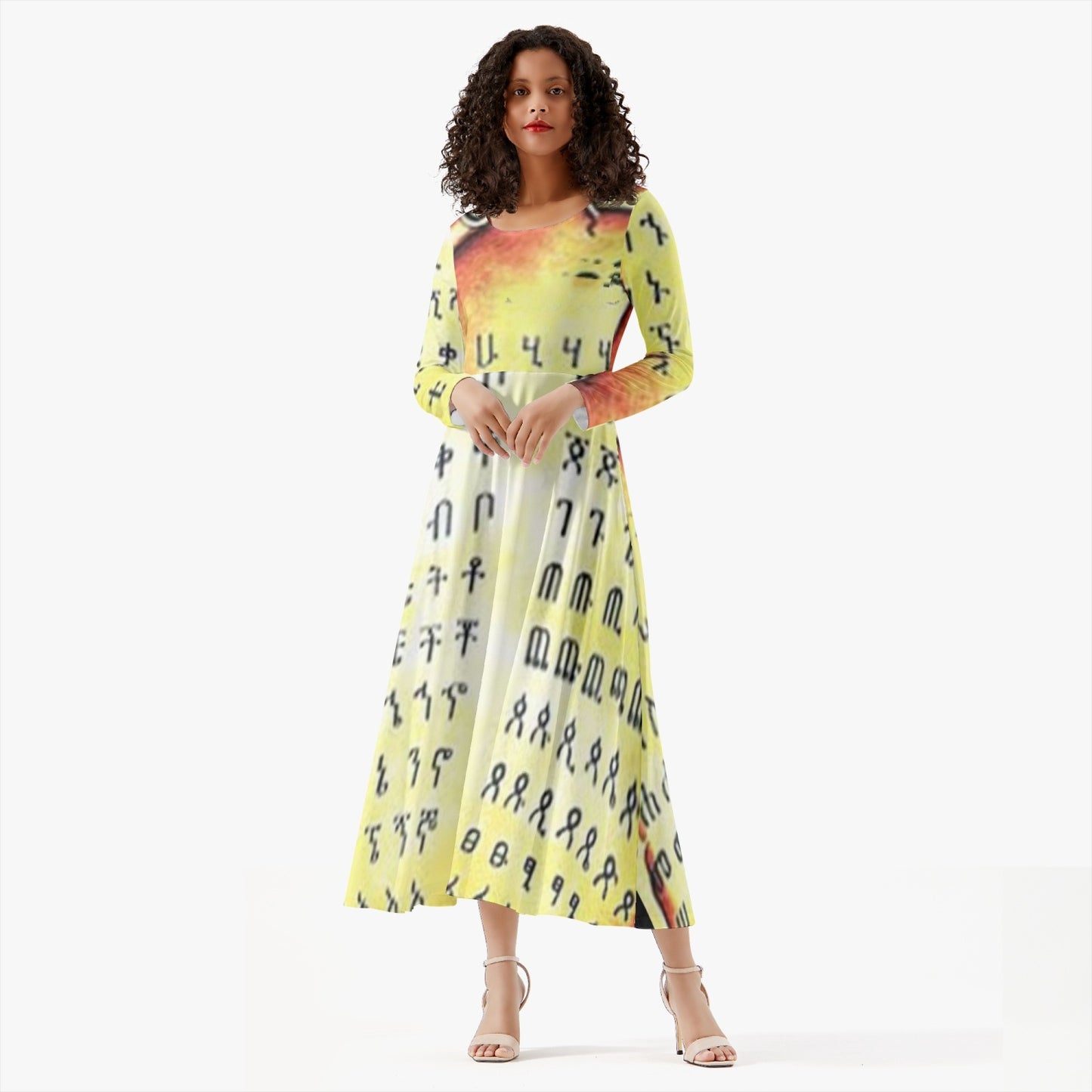 289. Women's Long-Sleeve One-piece Dress