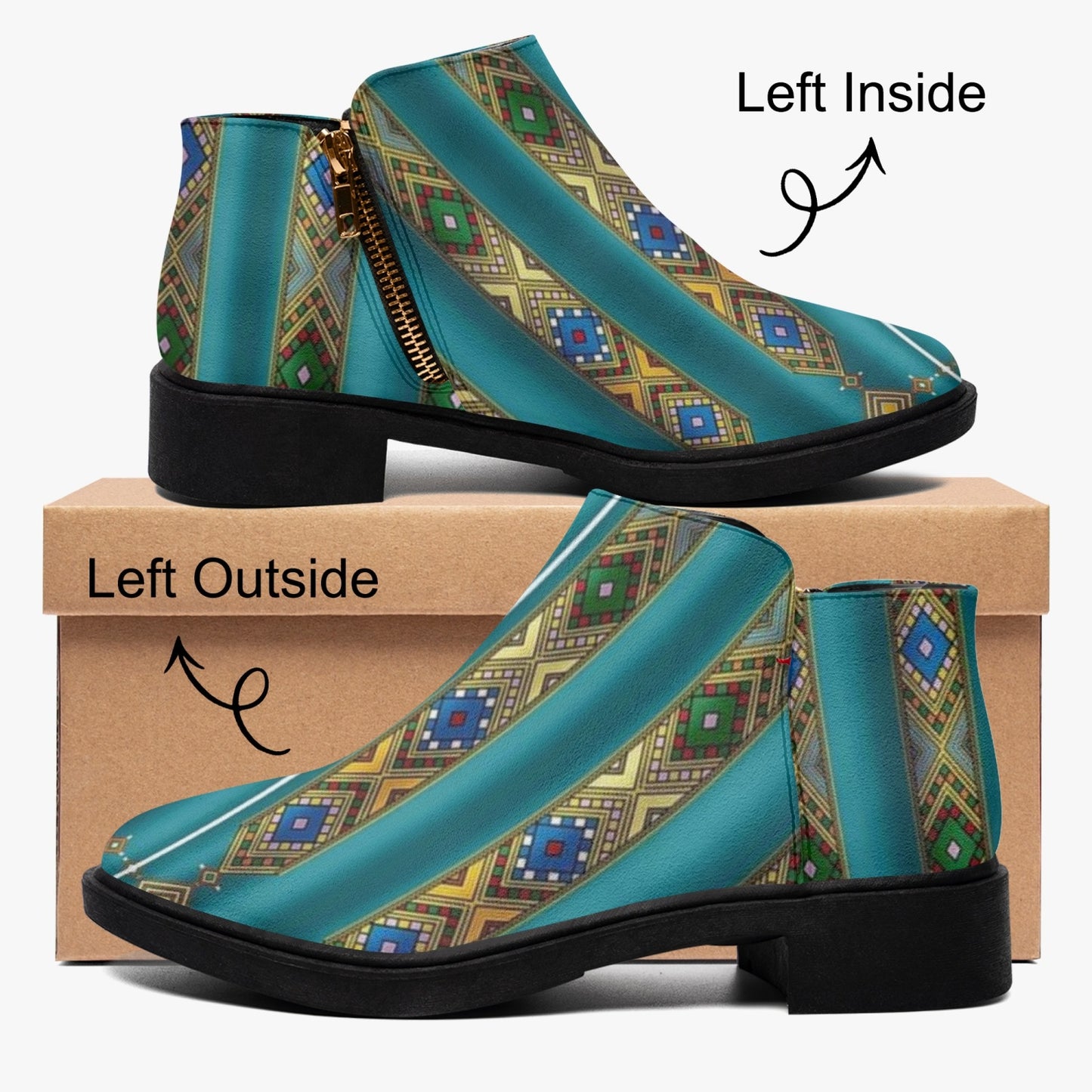 583. Fashion Zipper Boots
