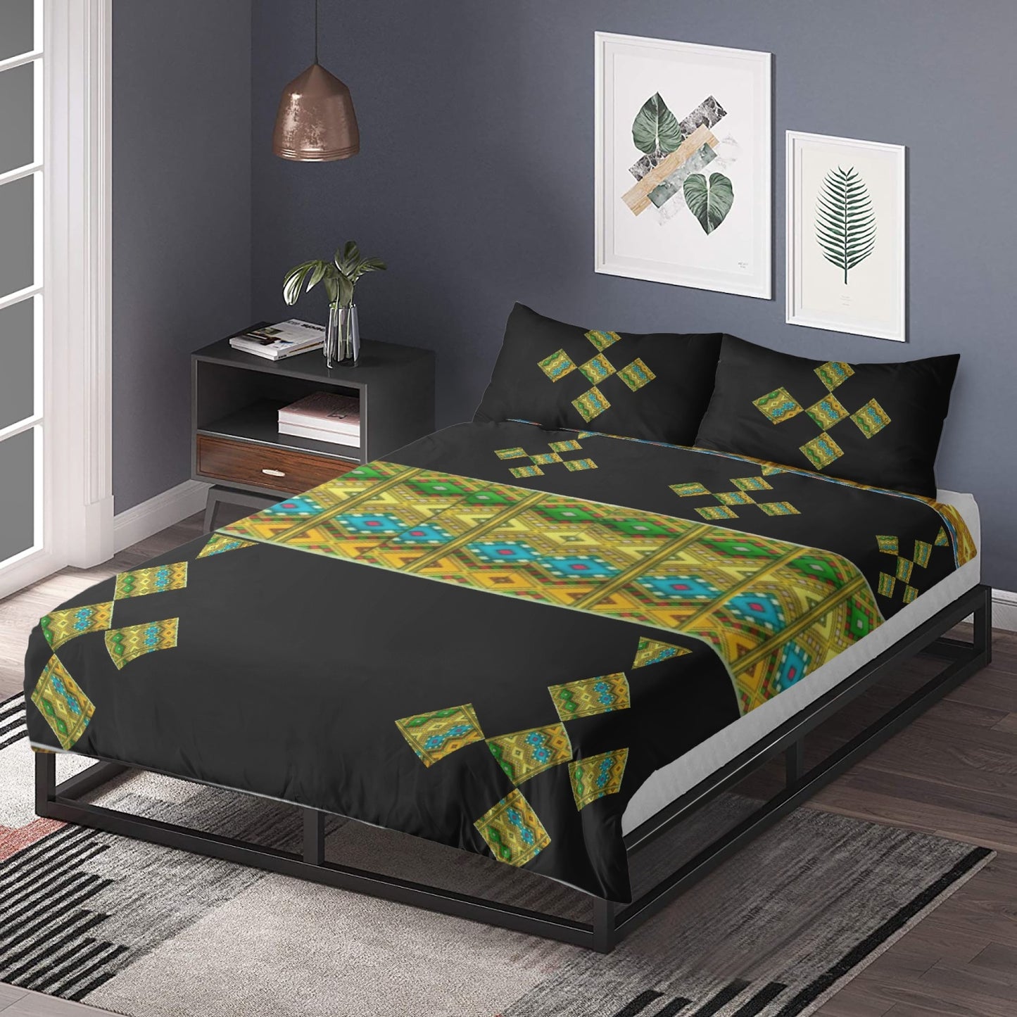 291. 3in1 Polyester Bedding Set